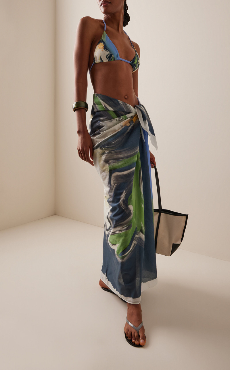 SIGNIFICANT OTHER Lulu Cotton Sarong Skirt multi outlook