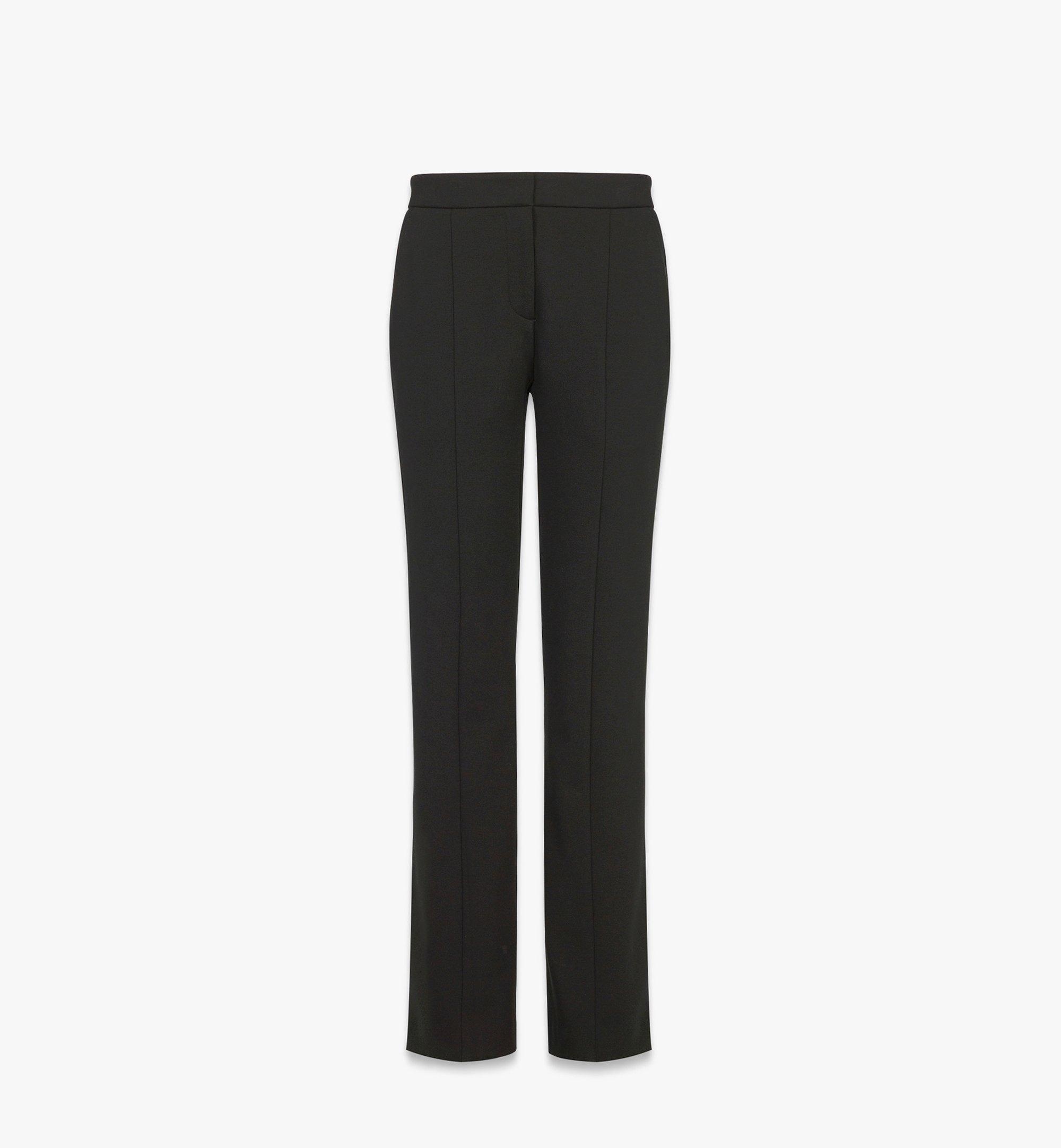 Logo Embroidered Ponte Pants - 1
