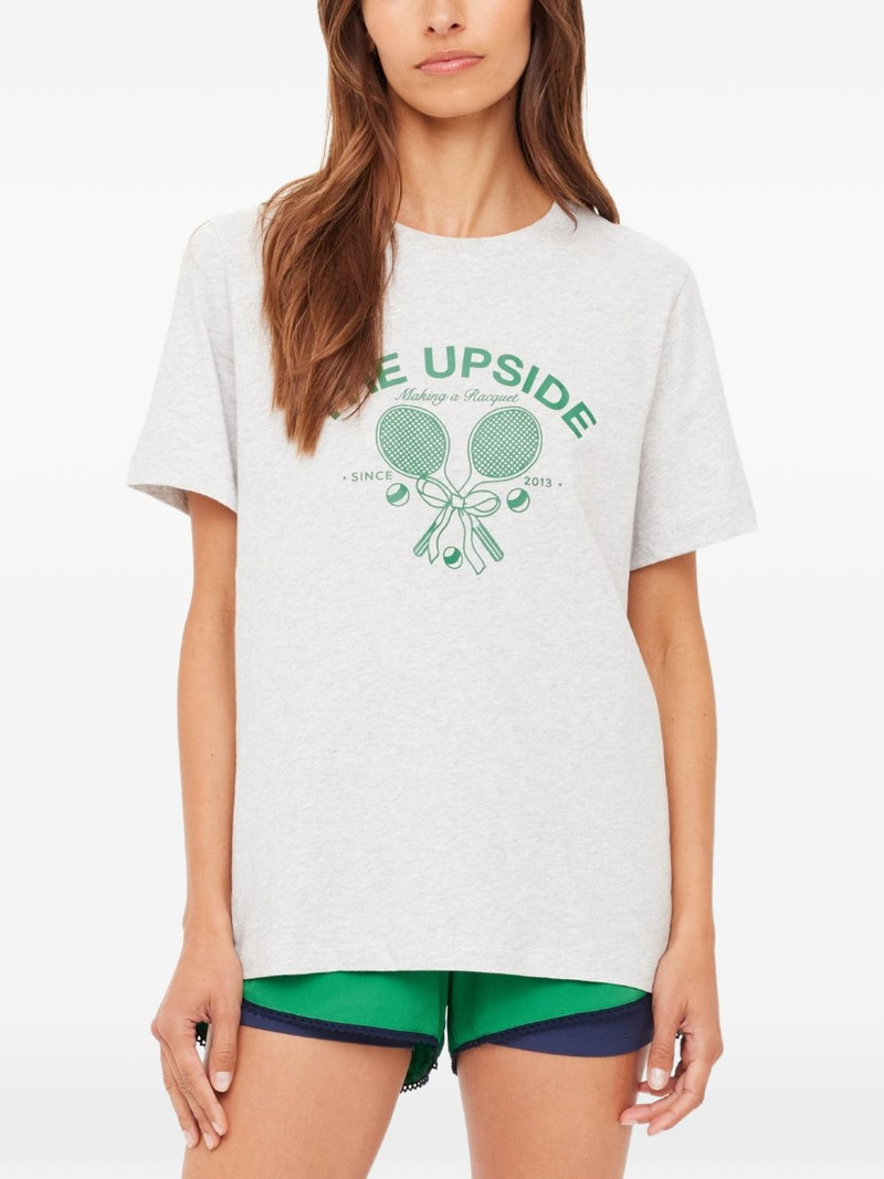 Casey racquet-graphic T-shirt 1