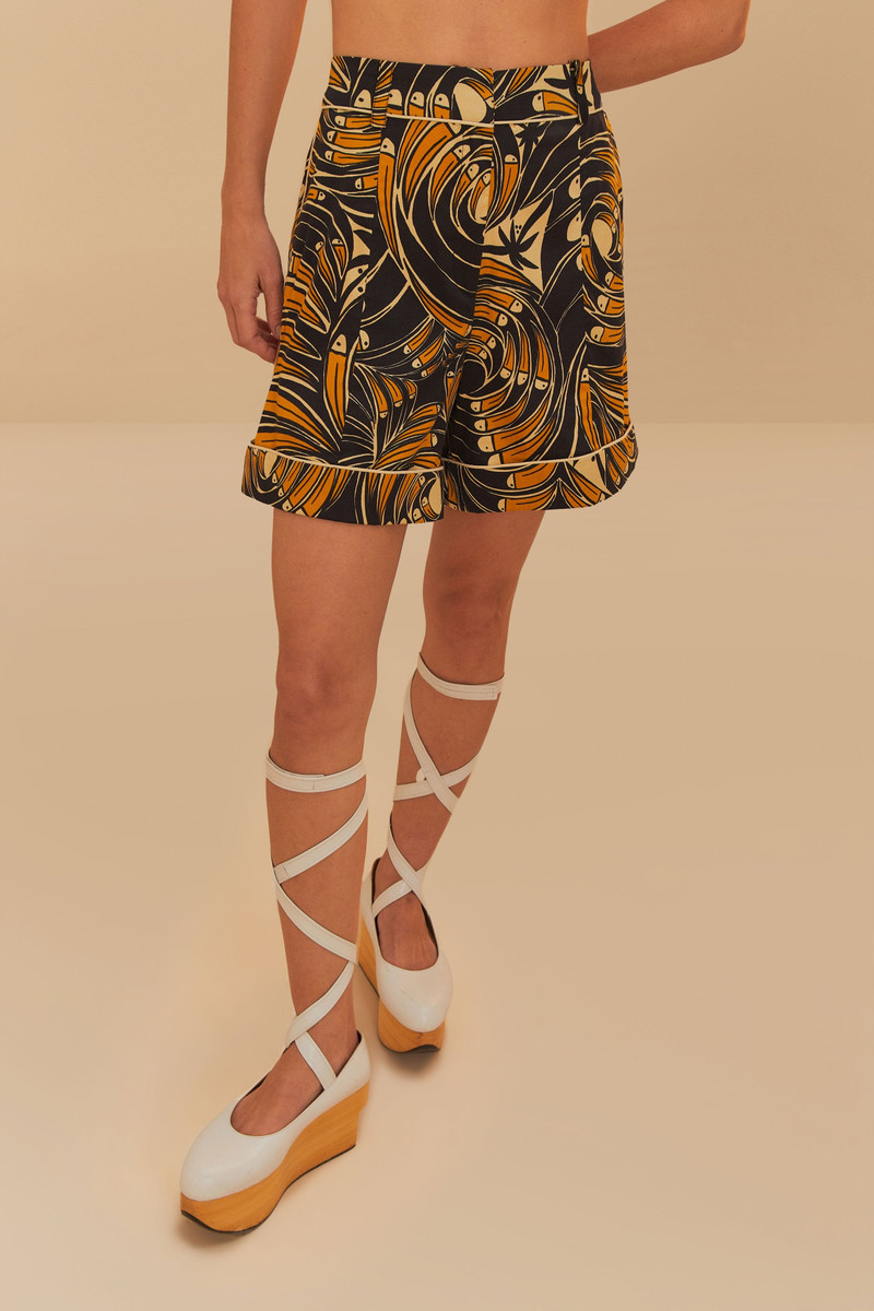 FARM RIO Blacktoucan Spirals Shorts outlook