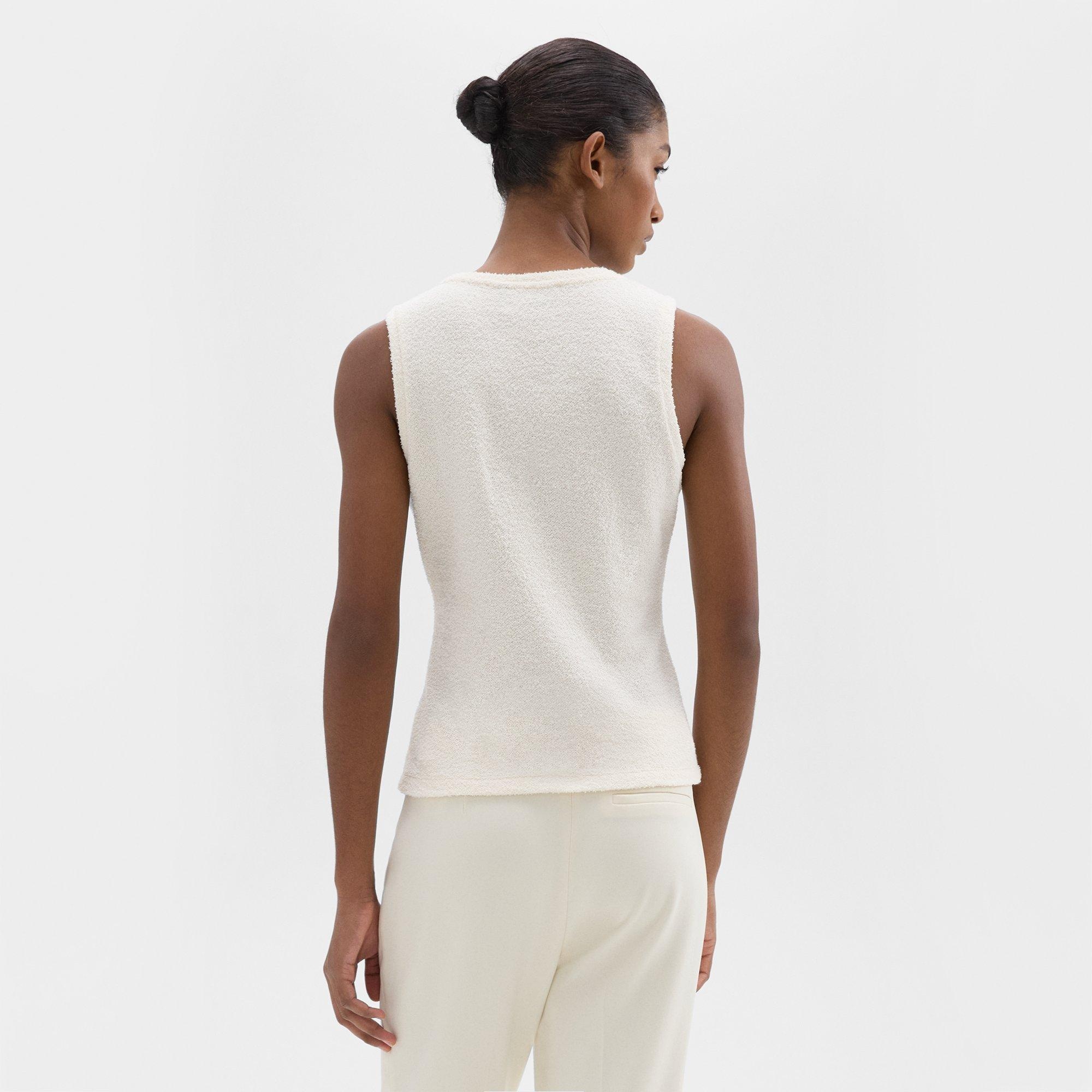 Tiny Tank in Bouclé Jersey - 4