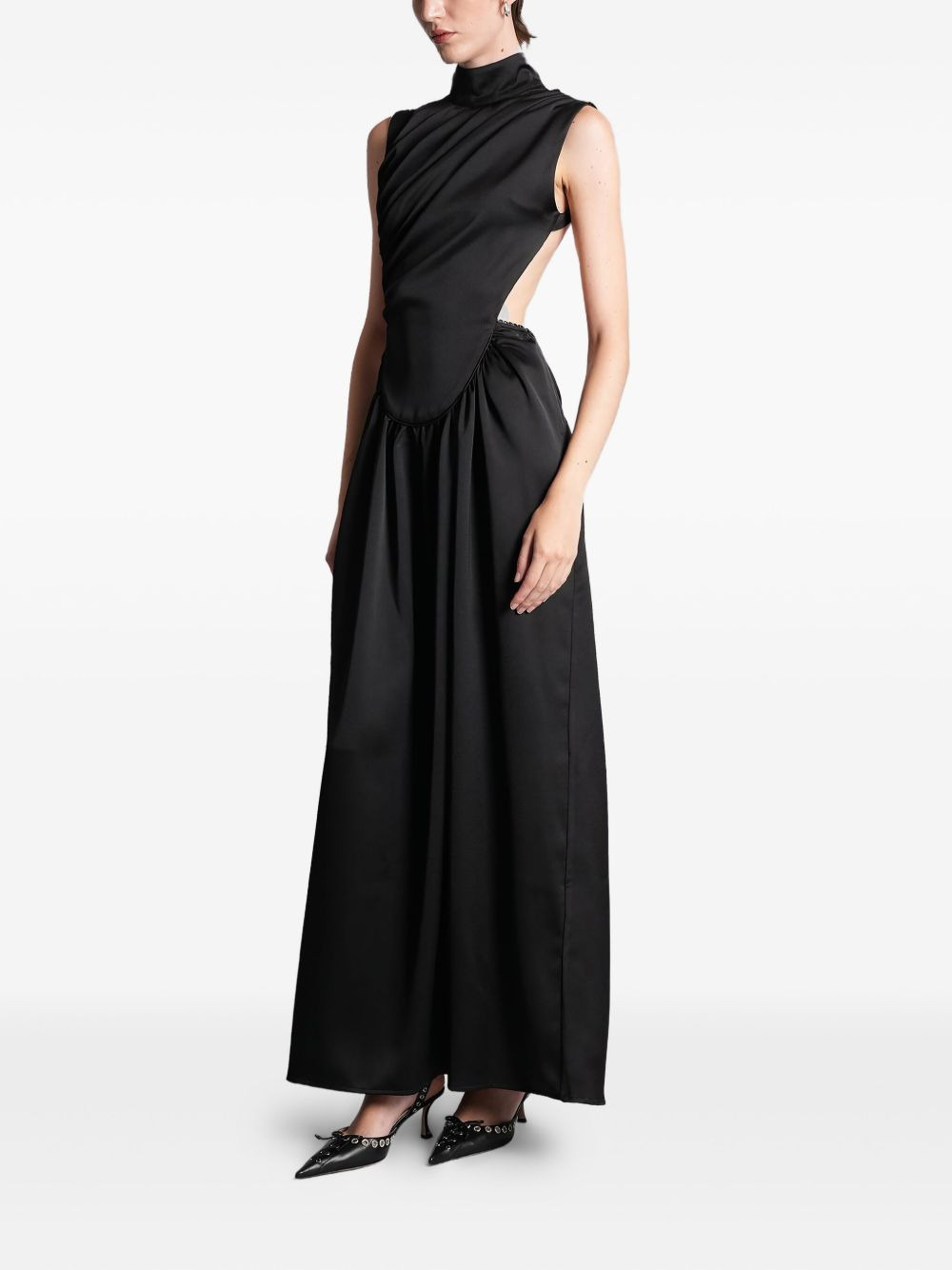 open-back max dress - 3