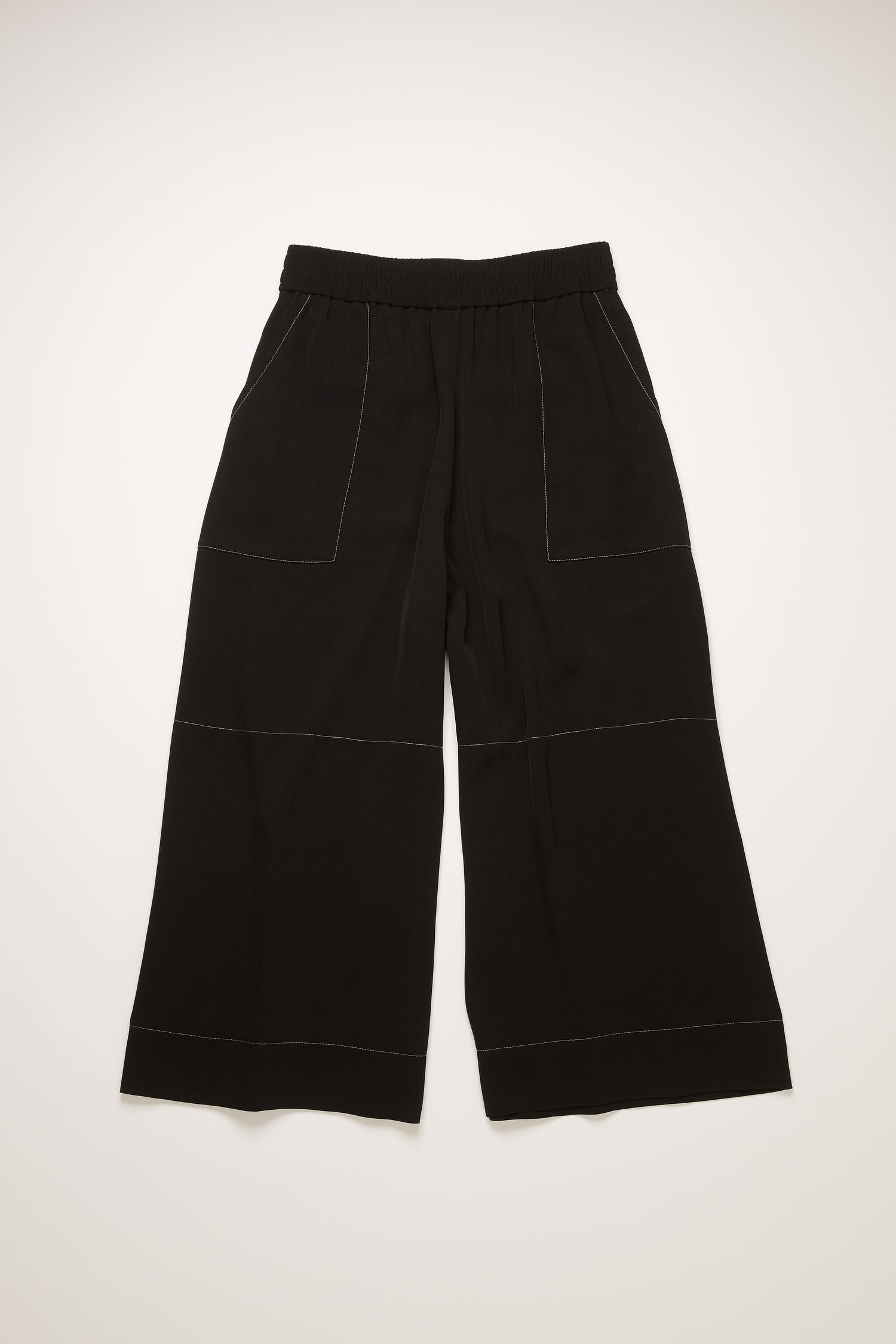 Twill culottes black - 1