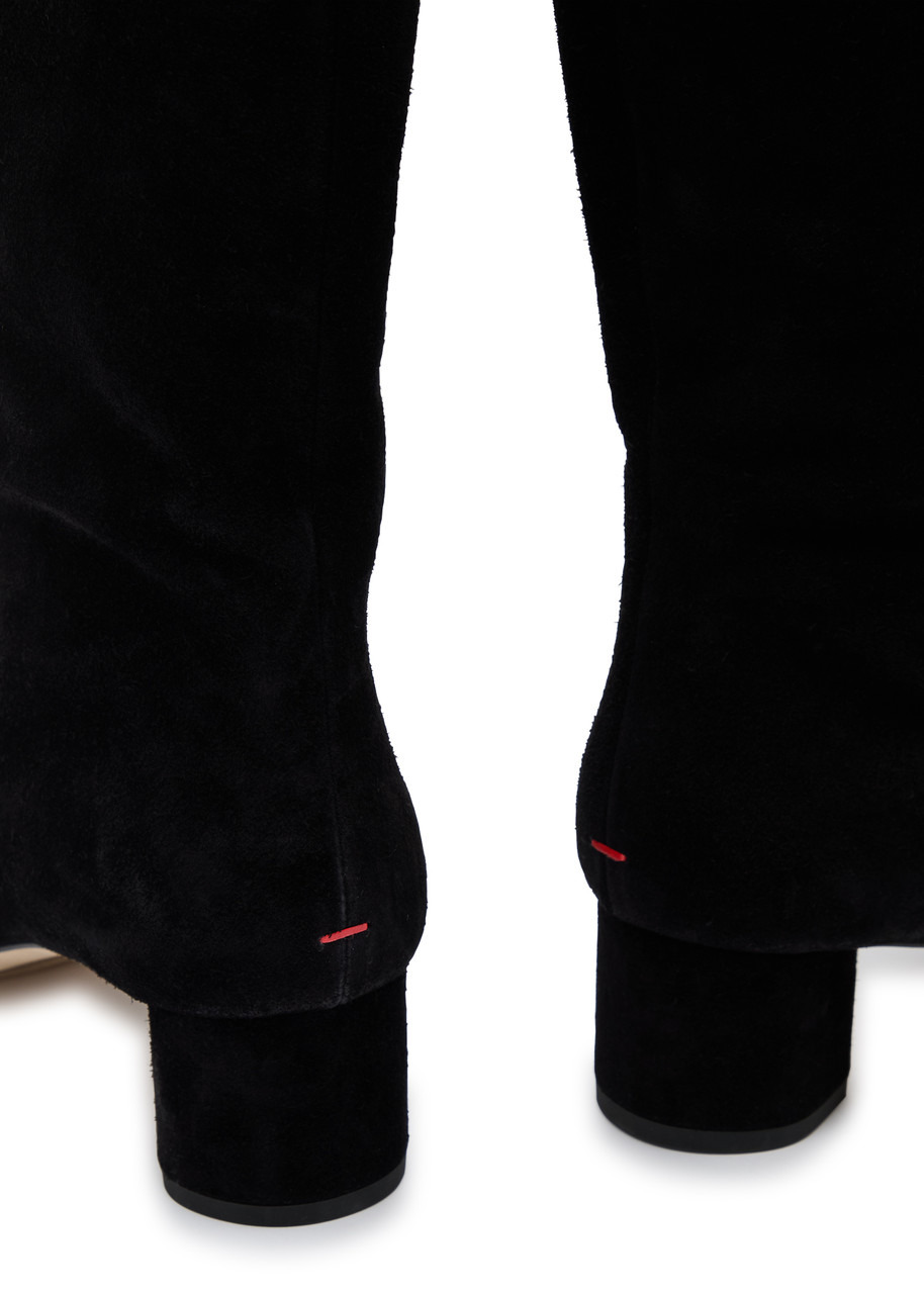 Aeyde Willa 50 Suede Knee-high Boots - 4