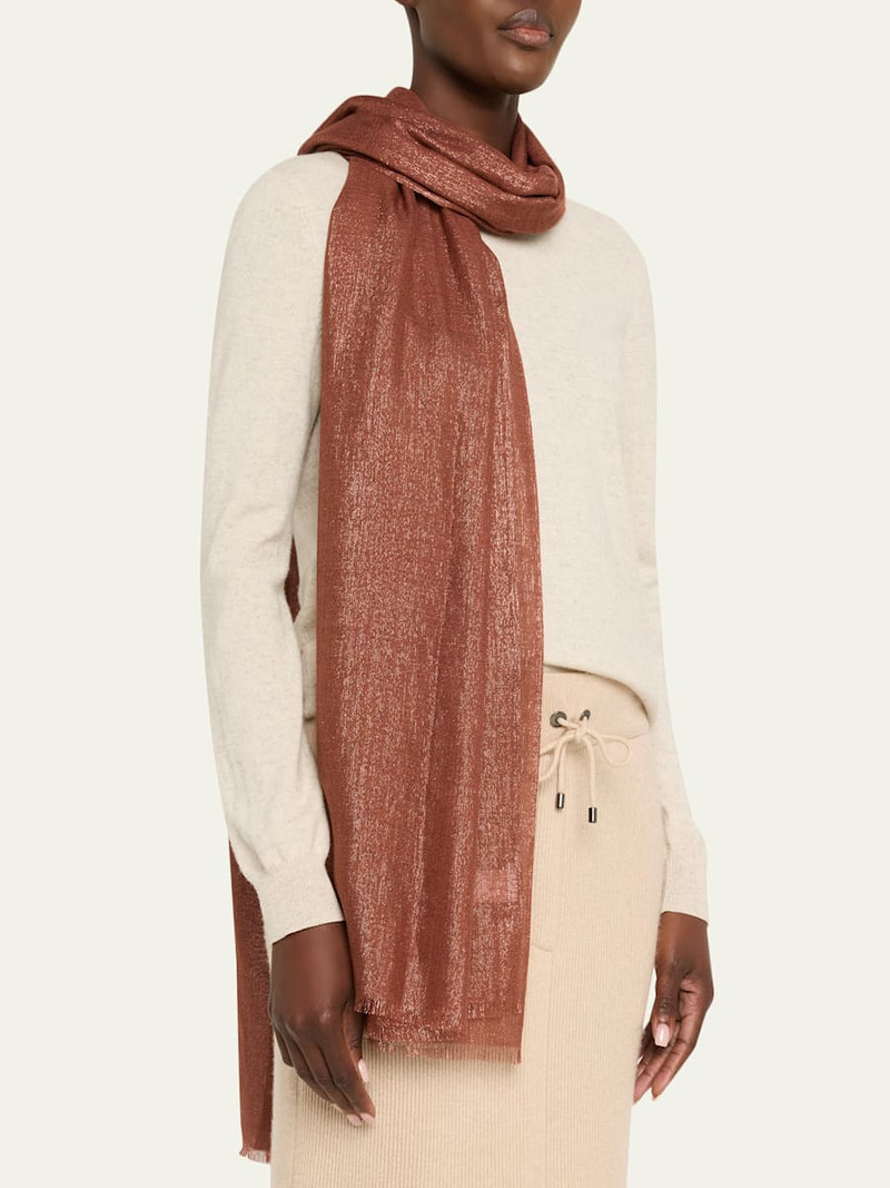 Cashmere & Silk Lurex Scarf 3