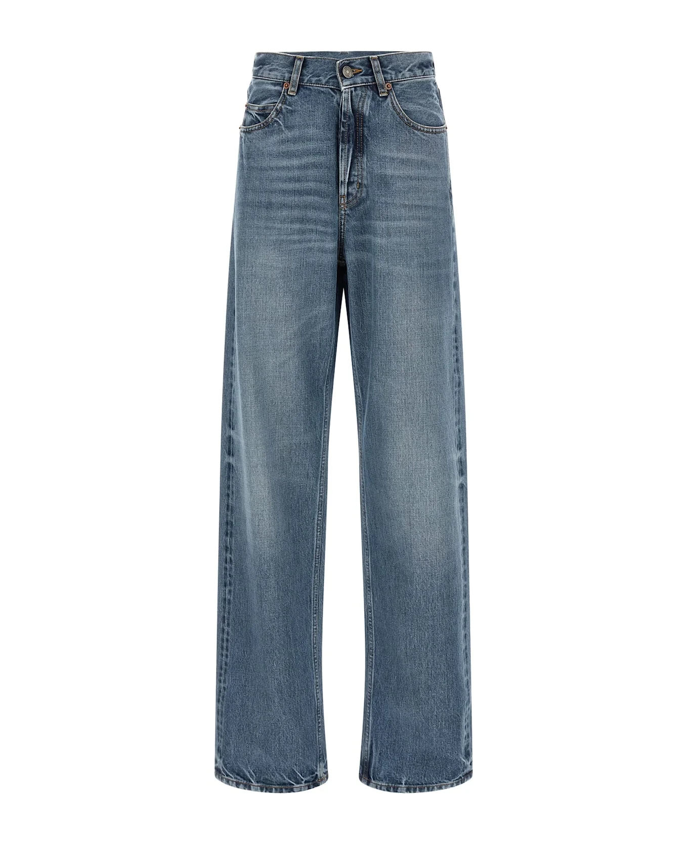 V-shaped Waist Jeans - 1