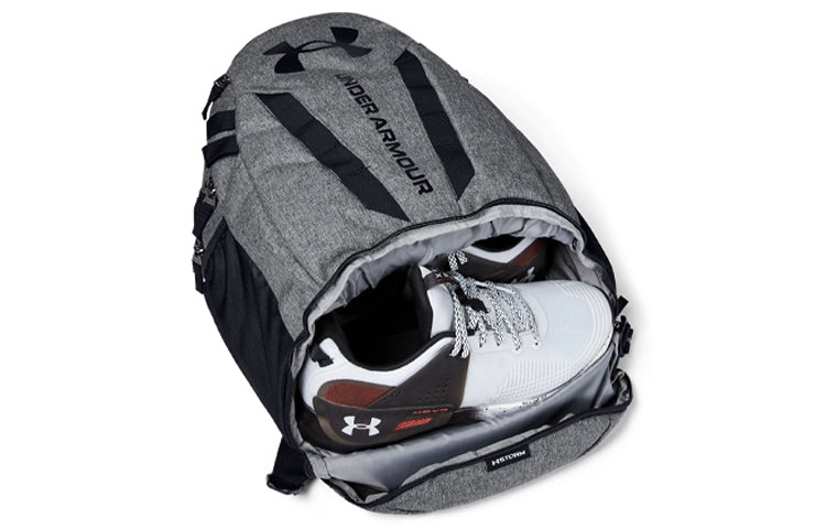 Under Armour Hustle 5.0 Backpack 'Grey Black' 1361176-002 - 3