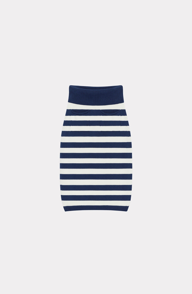 Striped midi skirt - 1