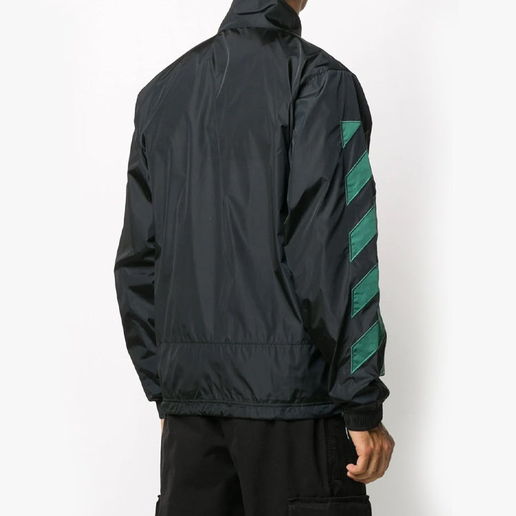 Off-White Fw20 Diagonal Stripe Zip Up Jacket OMEA233E20FAB0021001 - 2