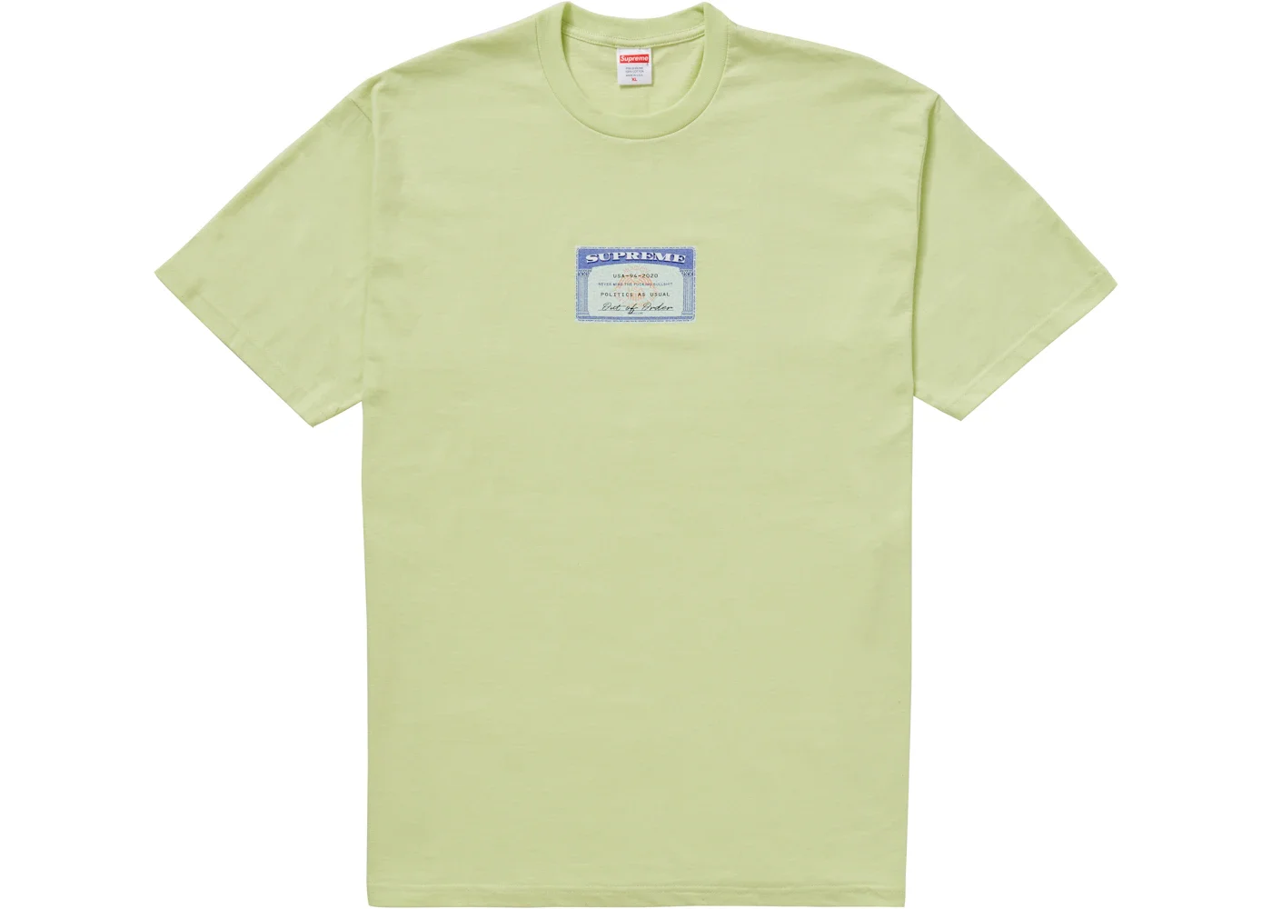 Supreme Social Tee Pale Mint - 1