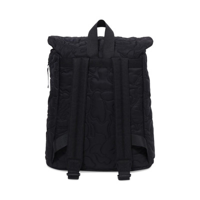 A BATHING APE® BAPE Camo Quilting Backpack 'Black' outlook