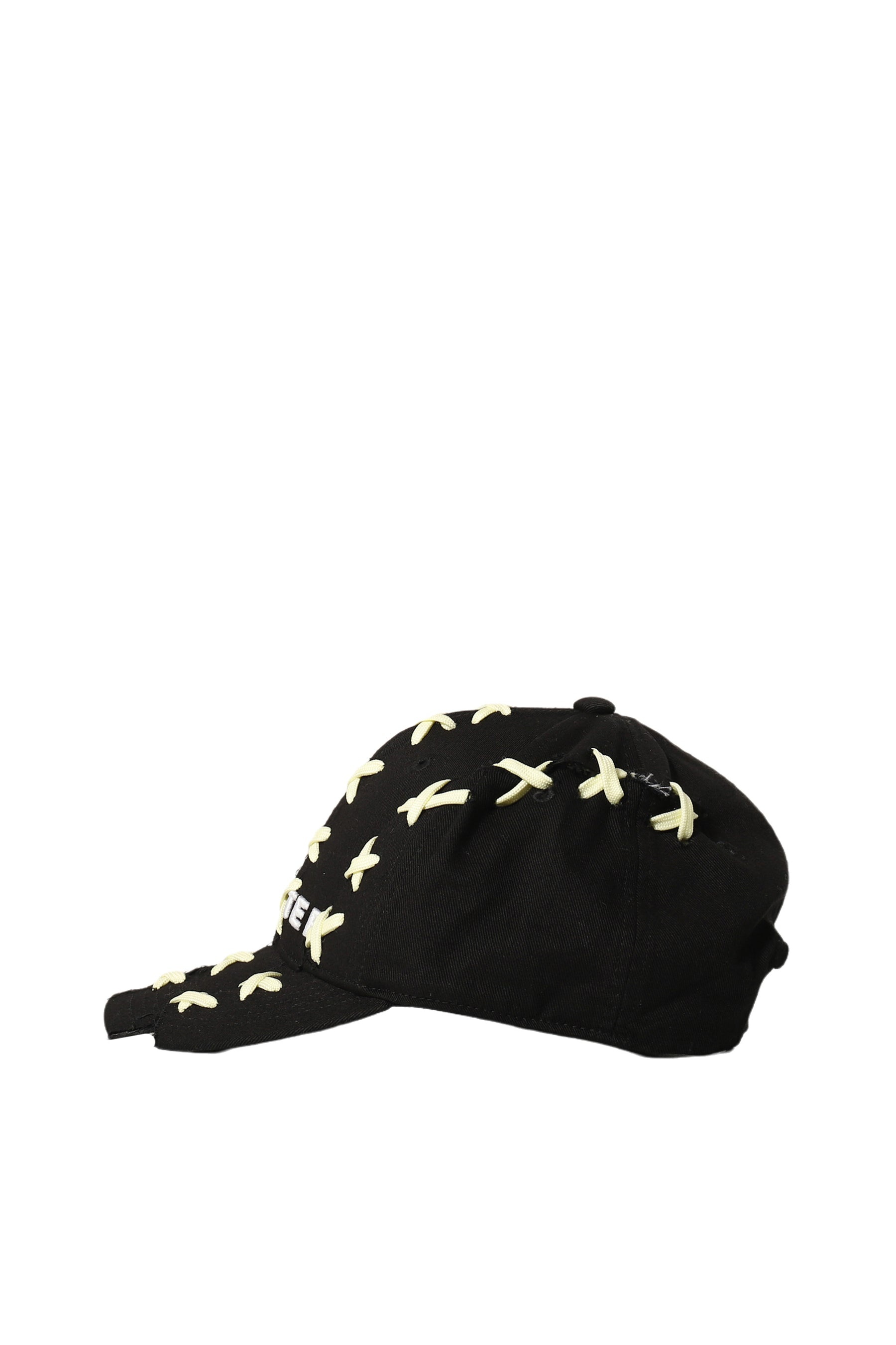 CLASSIC CAP WITH STITCHES / BLK - 3