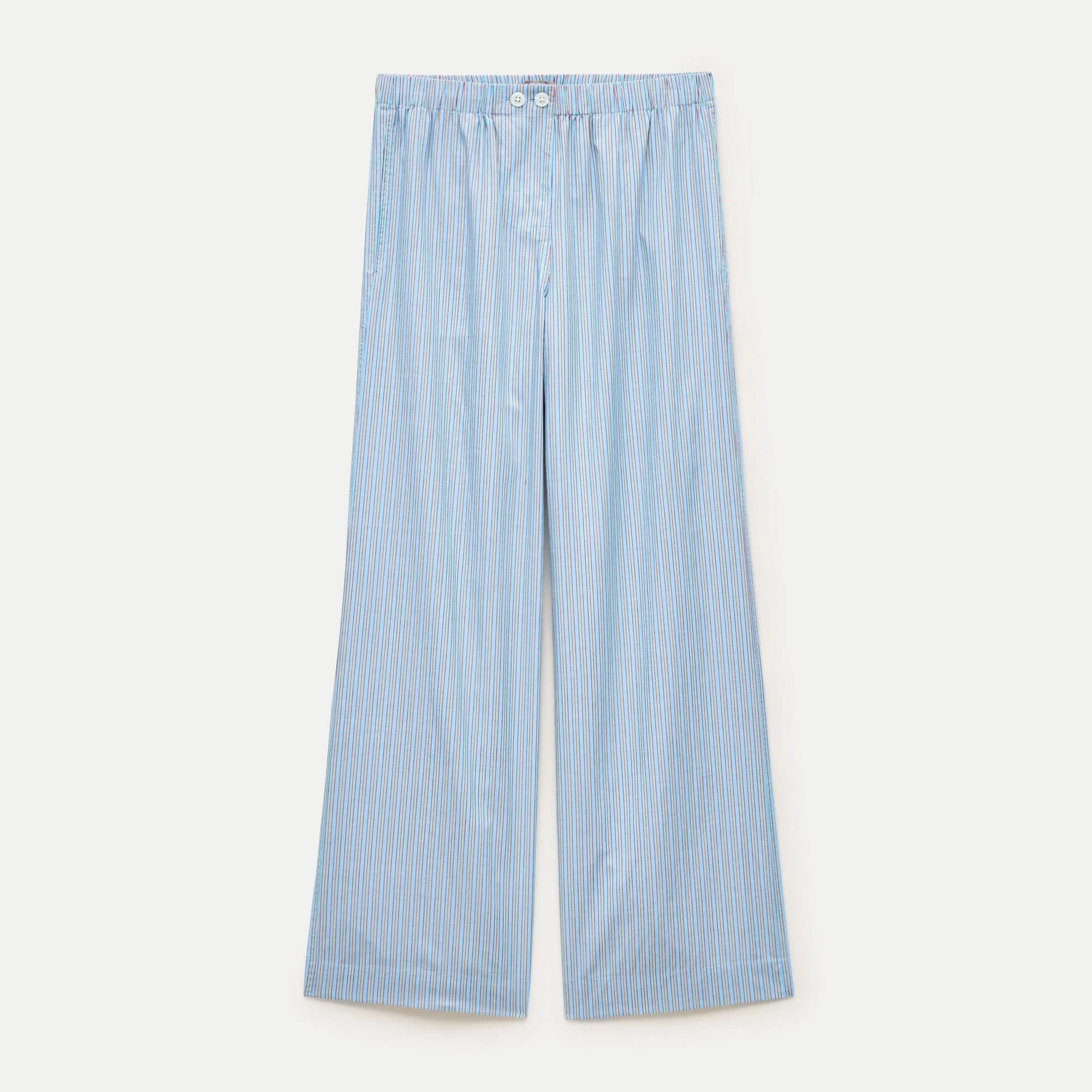 Classic pajama pant in cotton poplin - 1