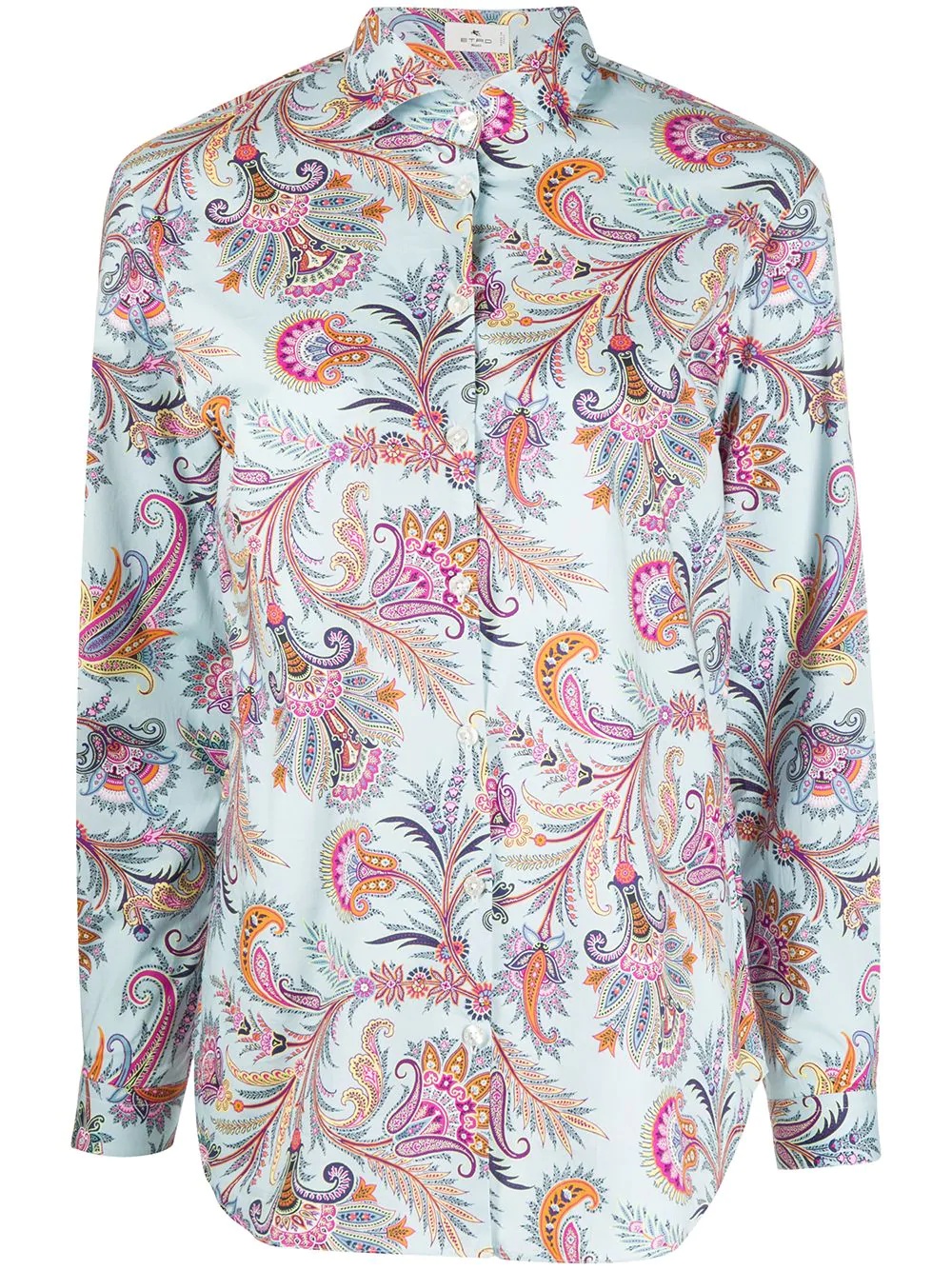 paisley print shirt - 1