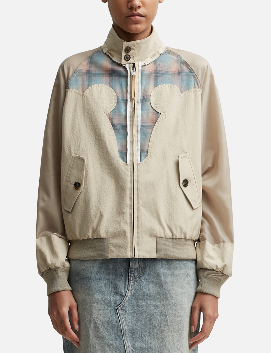 Maison Margiela PENDLETON YOKE BOMBER JACKET | REVERSIBLE