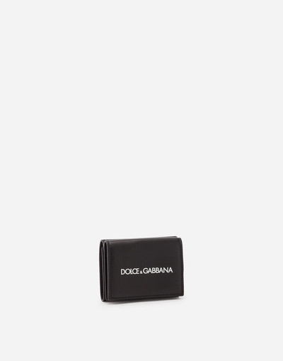 Dolce & Gabbana Calfskin wallet with logo print outlook