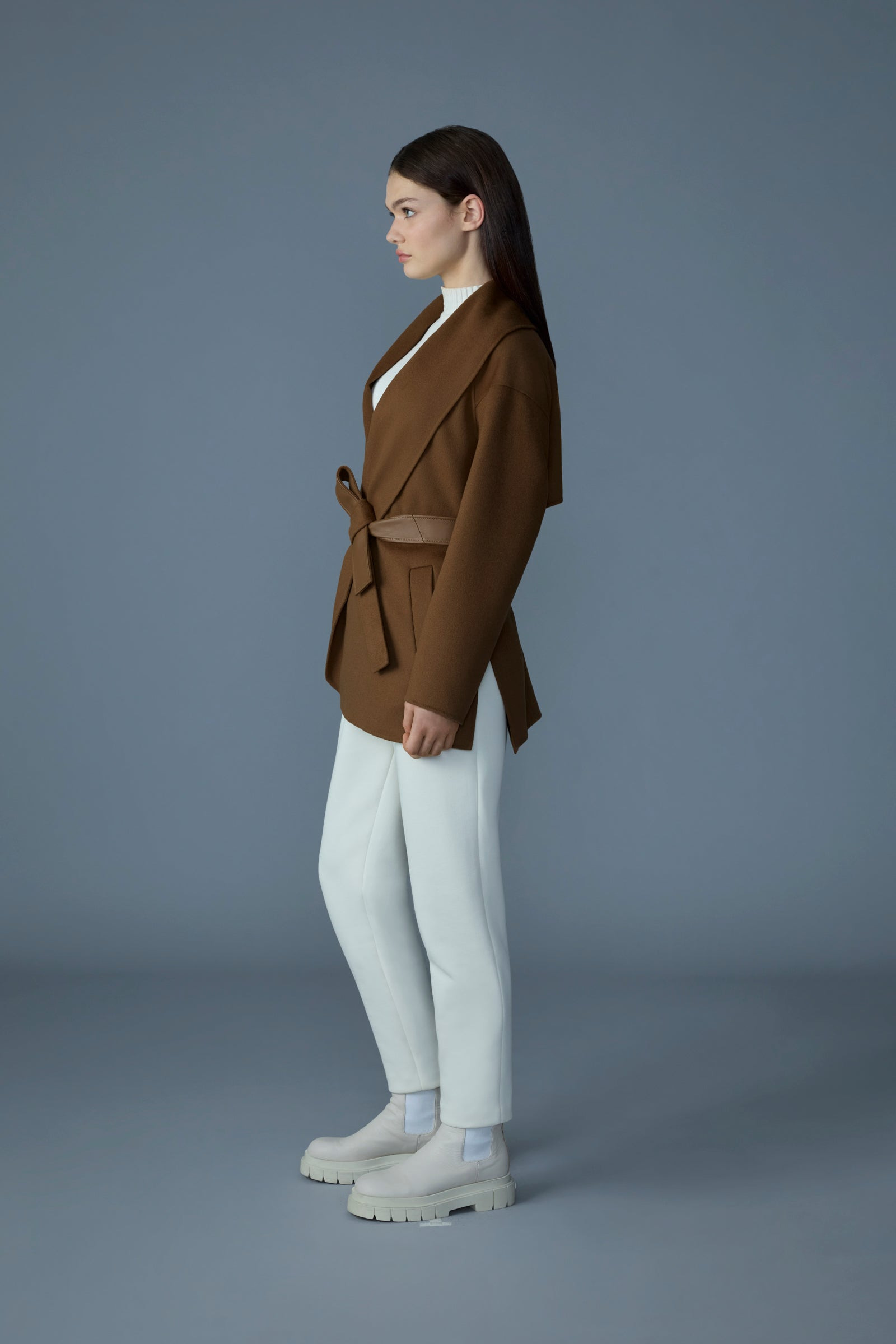 TYRA Double-Face wool robe jacket - 3