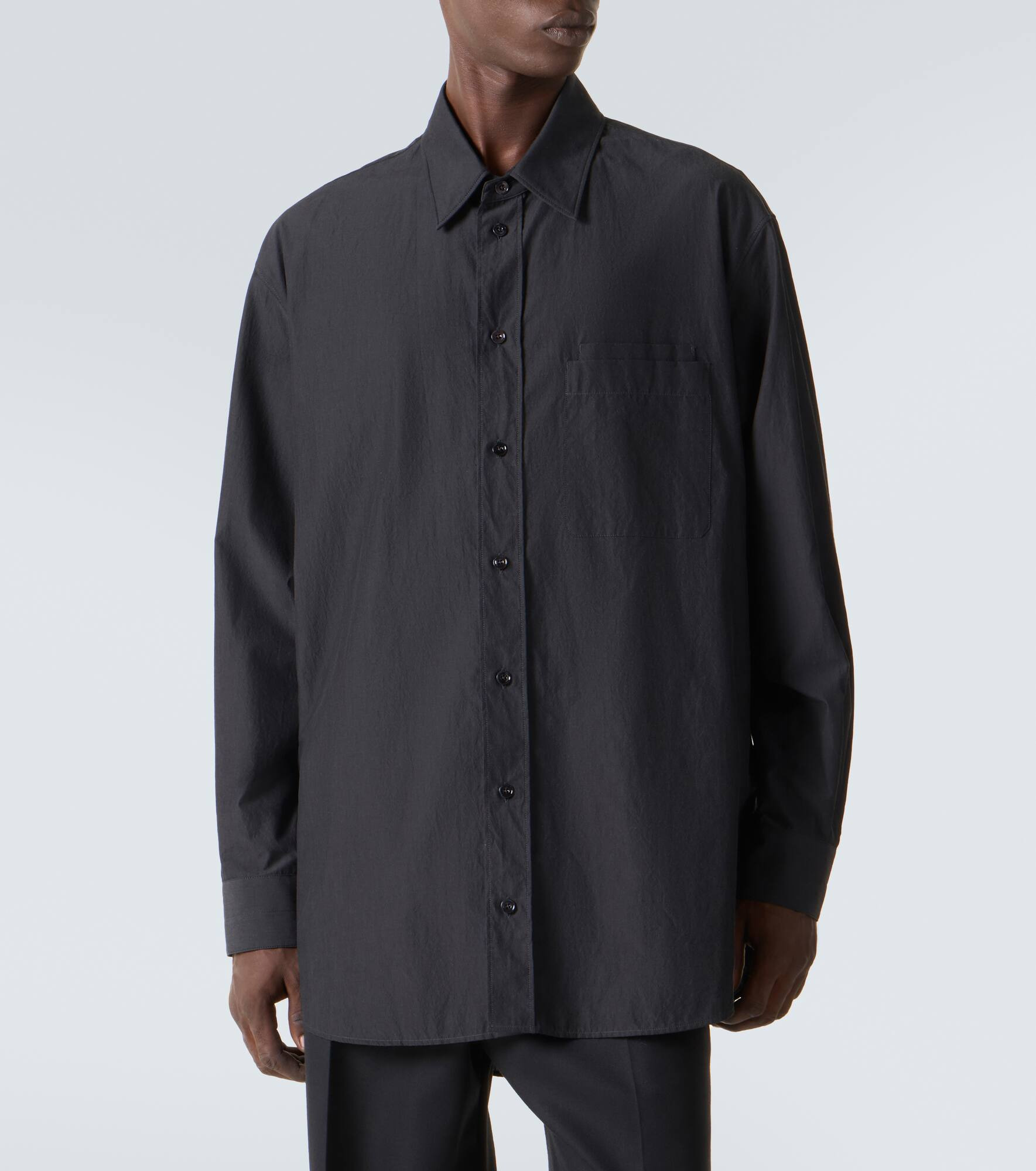 Cotton crêpe shirt - 3