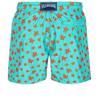 Vilebrequin Men Swim Trunks Embroidered Micro Ronde Des Tortues - Limited Edition outlook