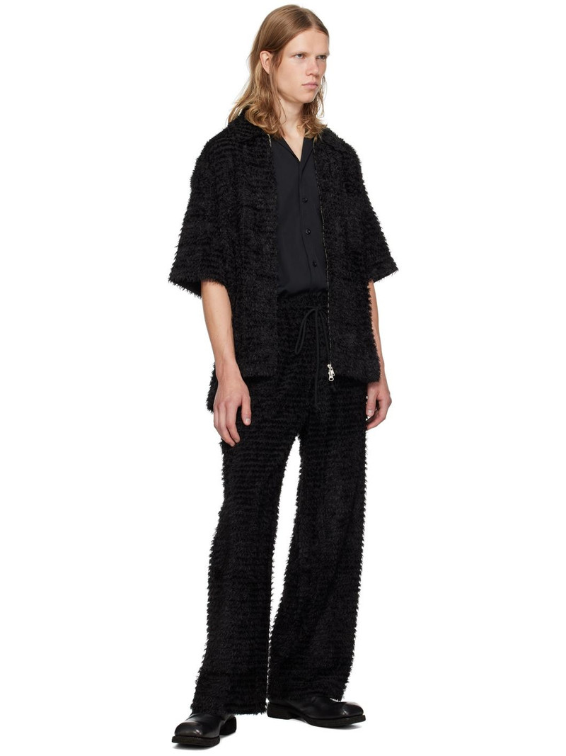 Song for the Mute Black Relaxed Lounge Pants outlook