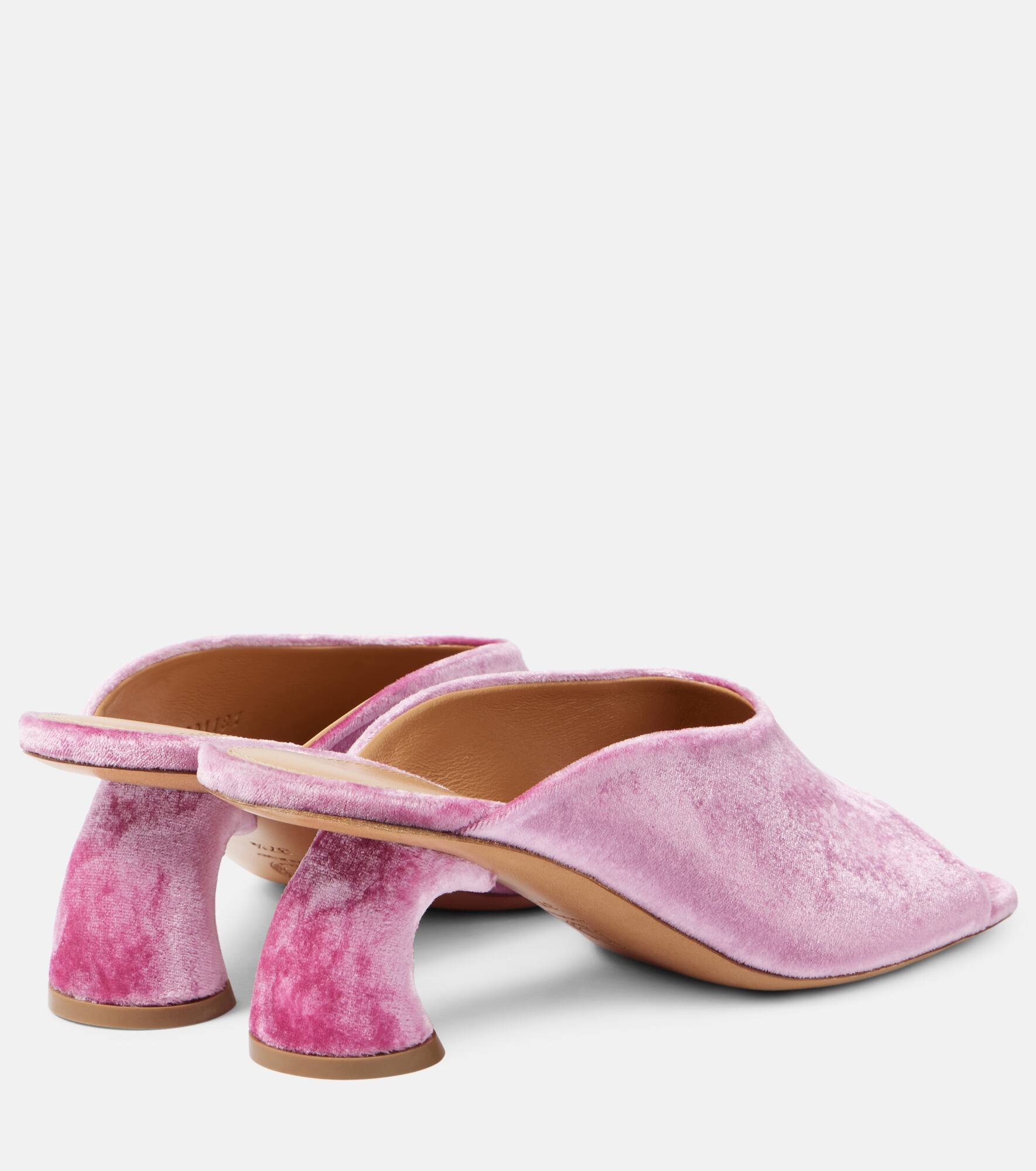 65 velvet mules - 5