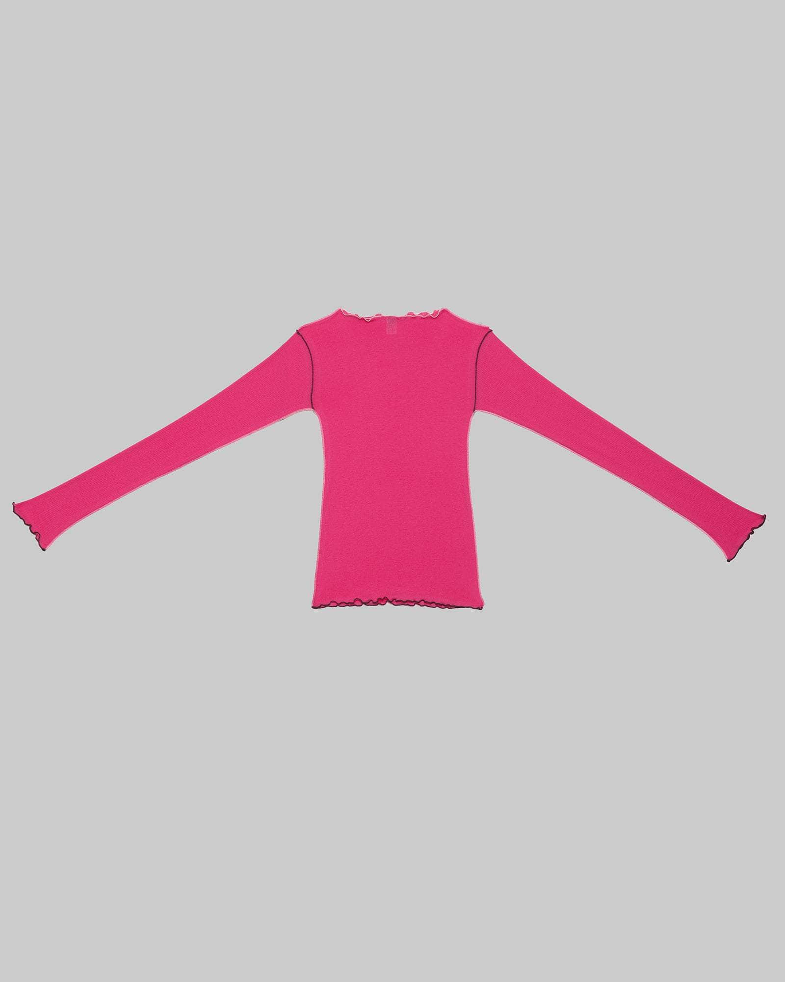 Vein Long Sleeve Tee - Organic Cotton Rib - 6
