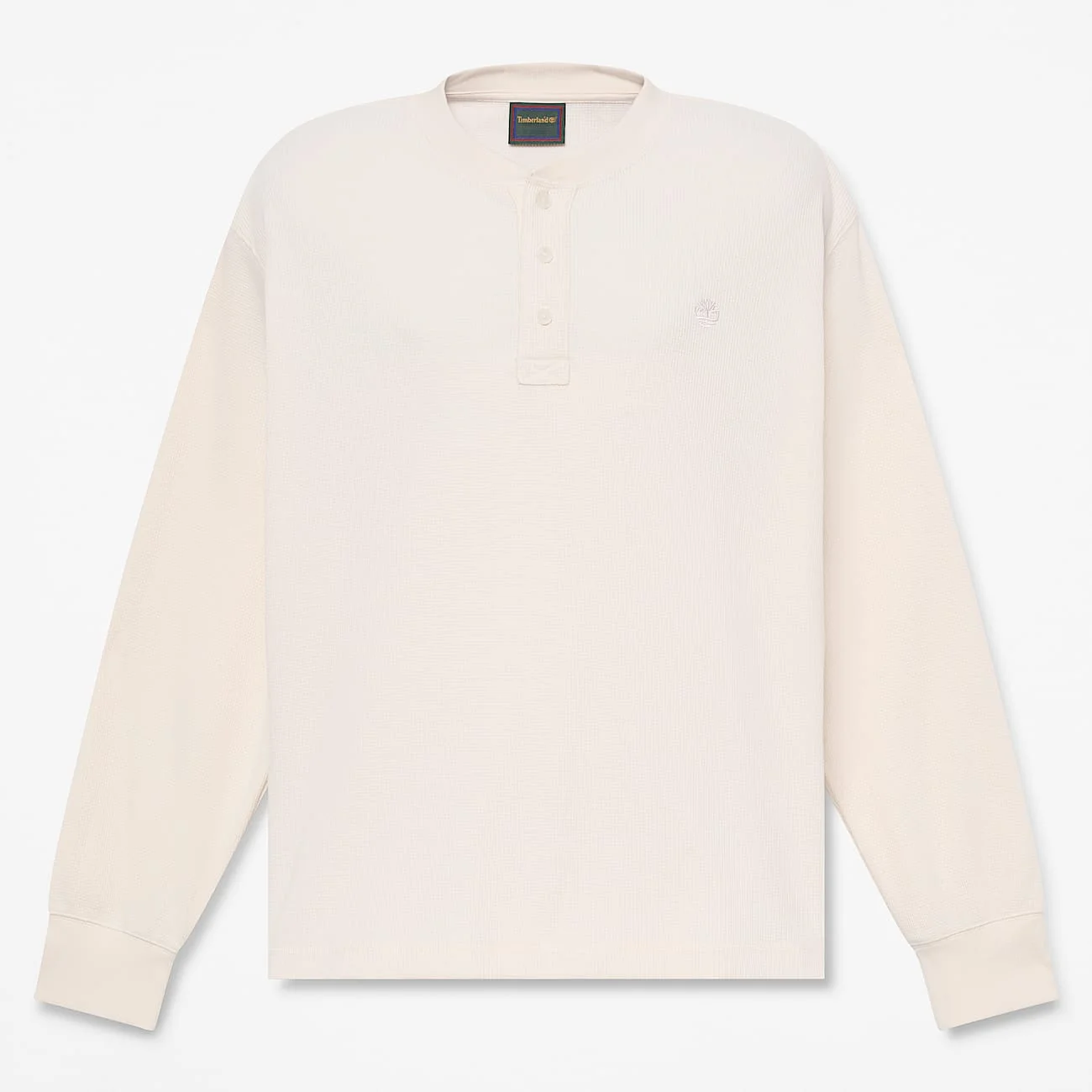 Men's Wharf River Waffle Long-Sleeve Polo - 1