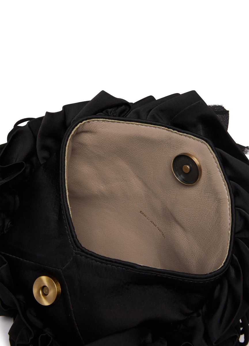 Handbag with macrame detail - 5