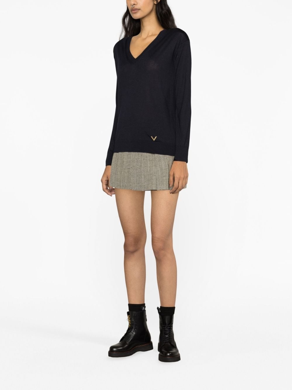 cashmere-silk blend jumper - 4