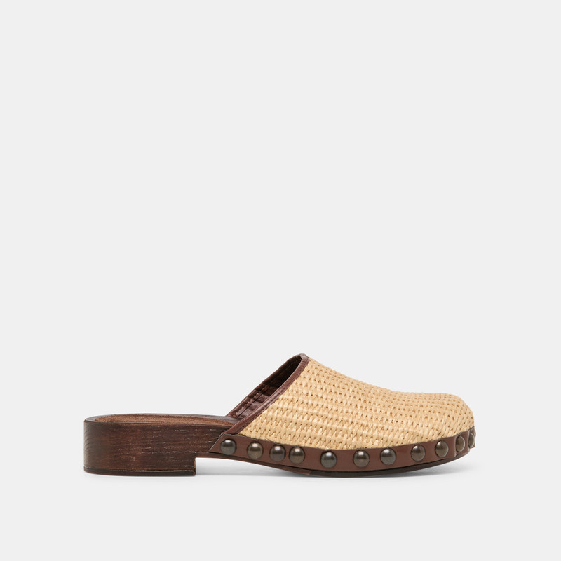 ALANIS FLATS LT NATURAL RAFFIA 1