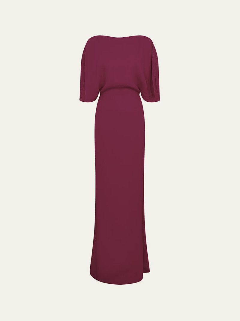 Dona Boat-Neck Gown 1