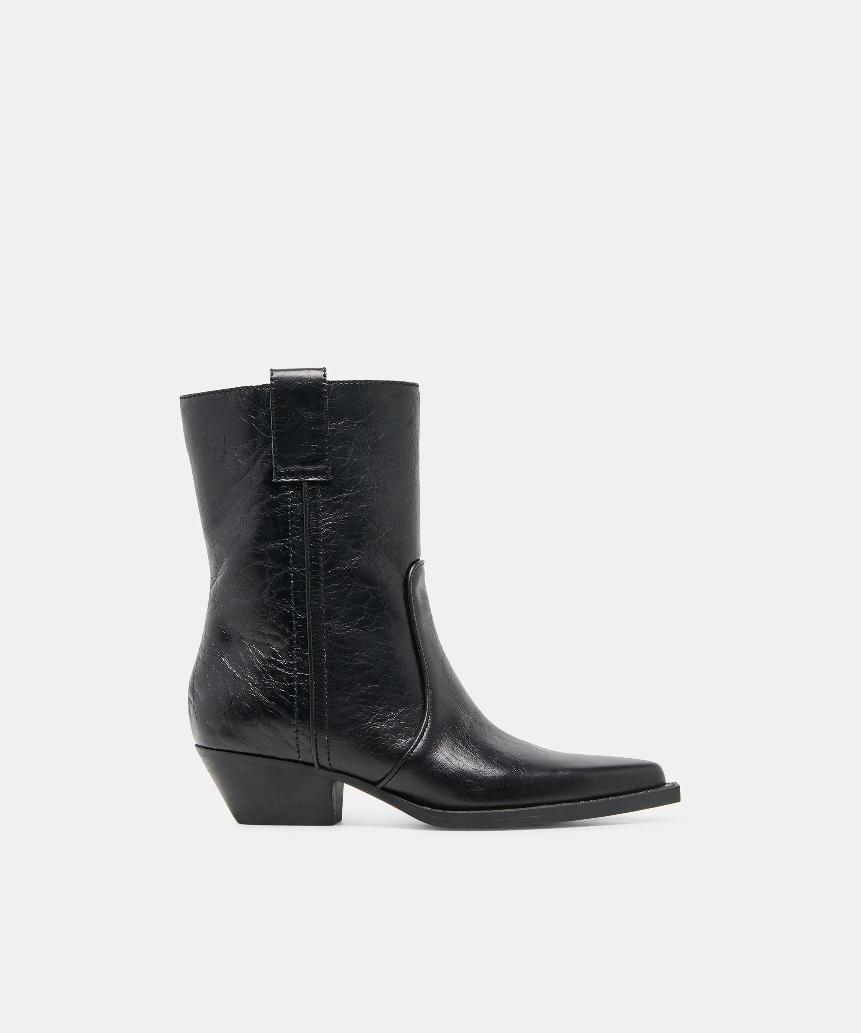 RYEN BOOTIES BLACK LEATHER - 1