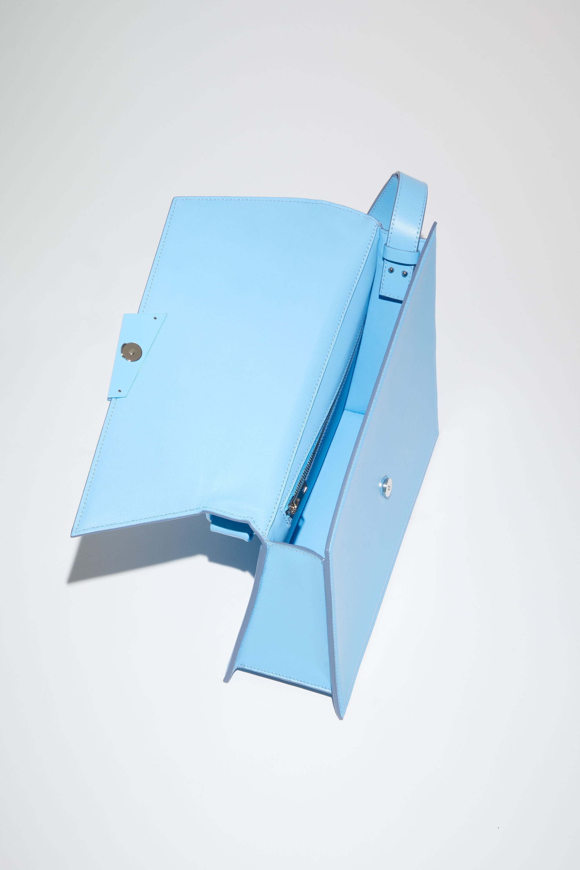 Distortion handbag - Azure Blue - 5