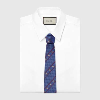 GUCCI Bee Web silk tie outlook