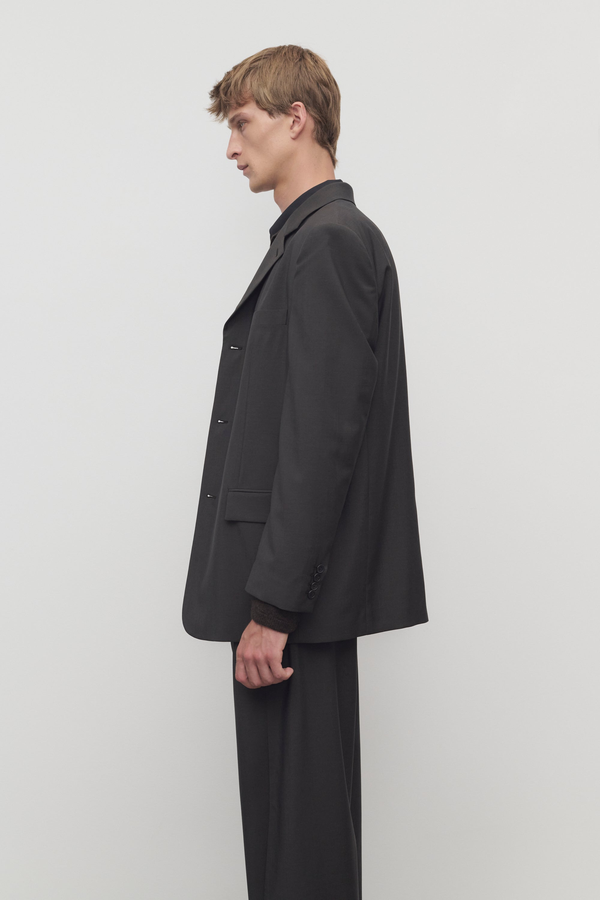 Sabriel Jacket in Virgin Wool and Mohair - 4