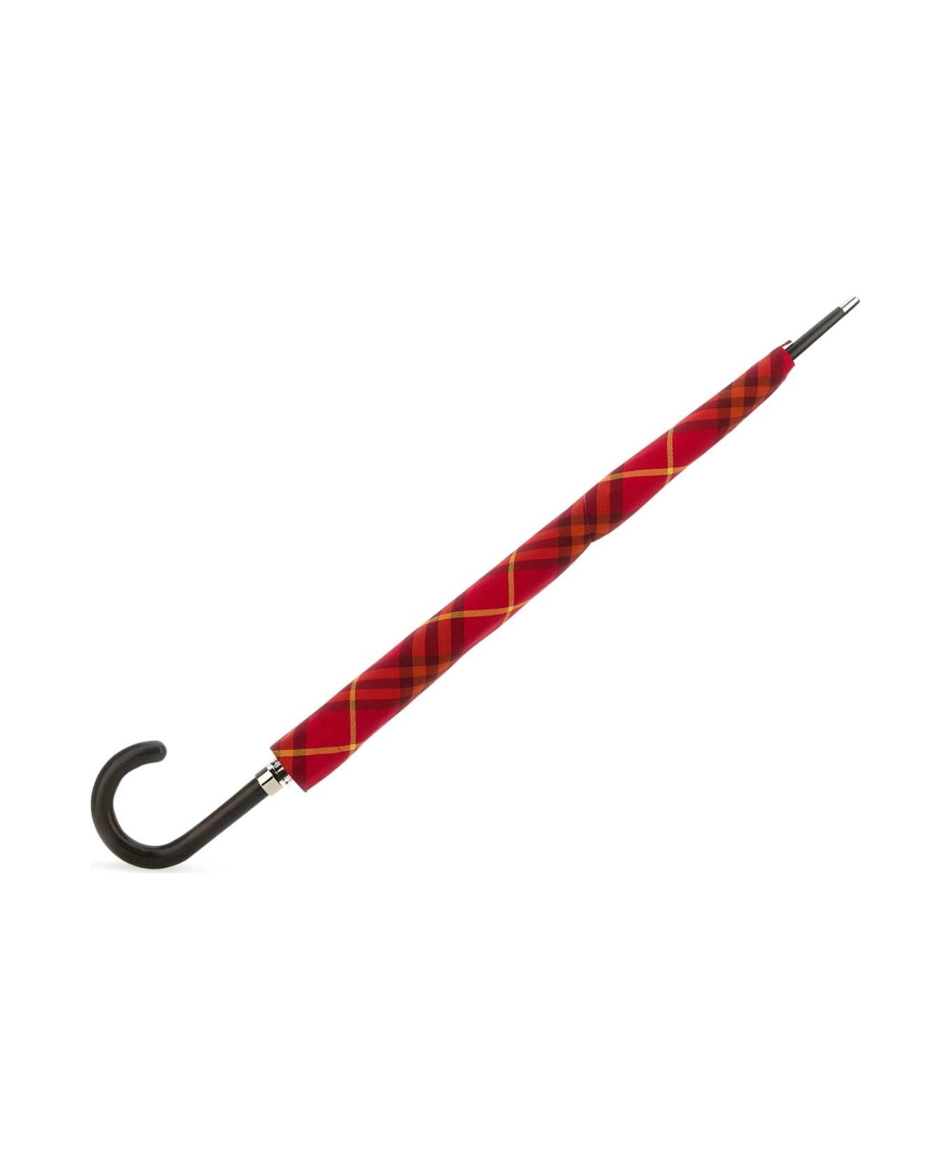 Burberry Embroidered Nylon Blend Umbrella | italist | REVERSIBLE