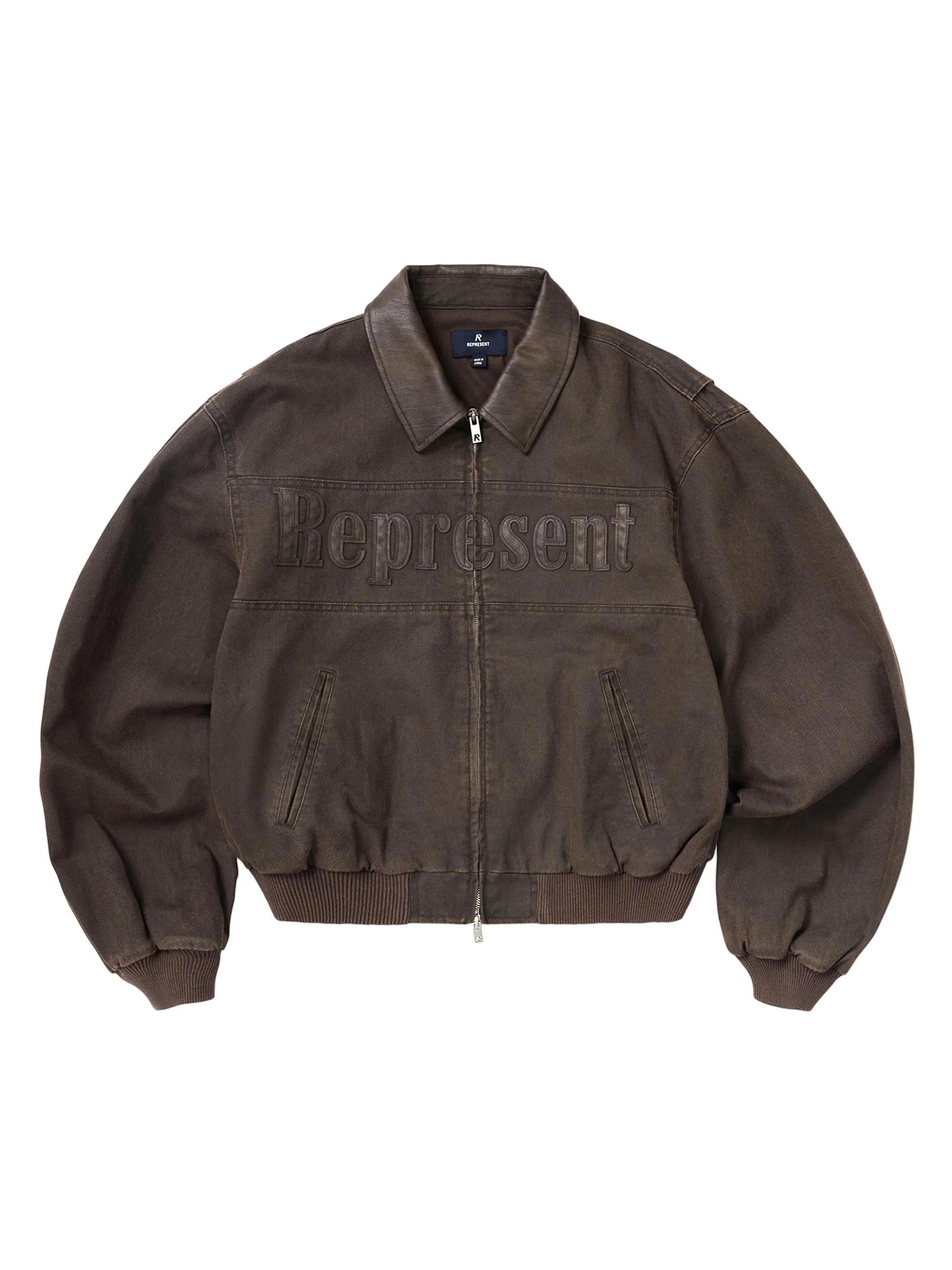 Men's Roscoe Canvas Workwear Bomber Jacket - Whisky - 1