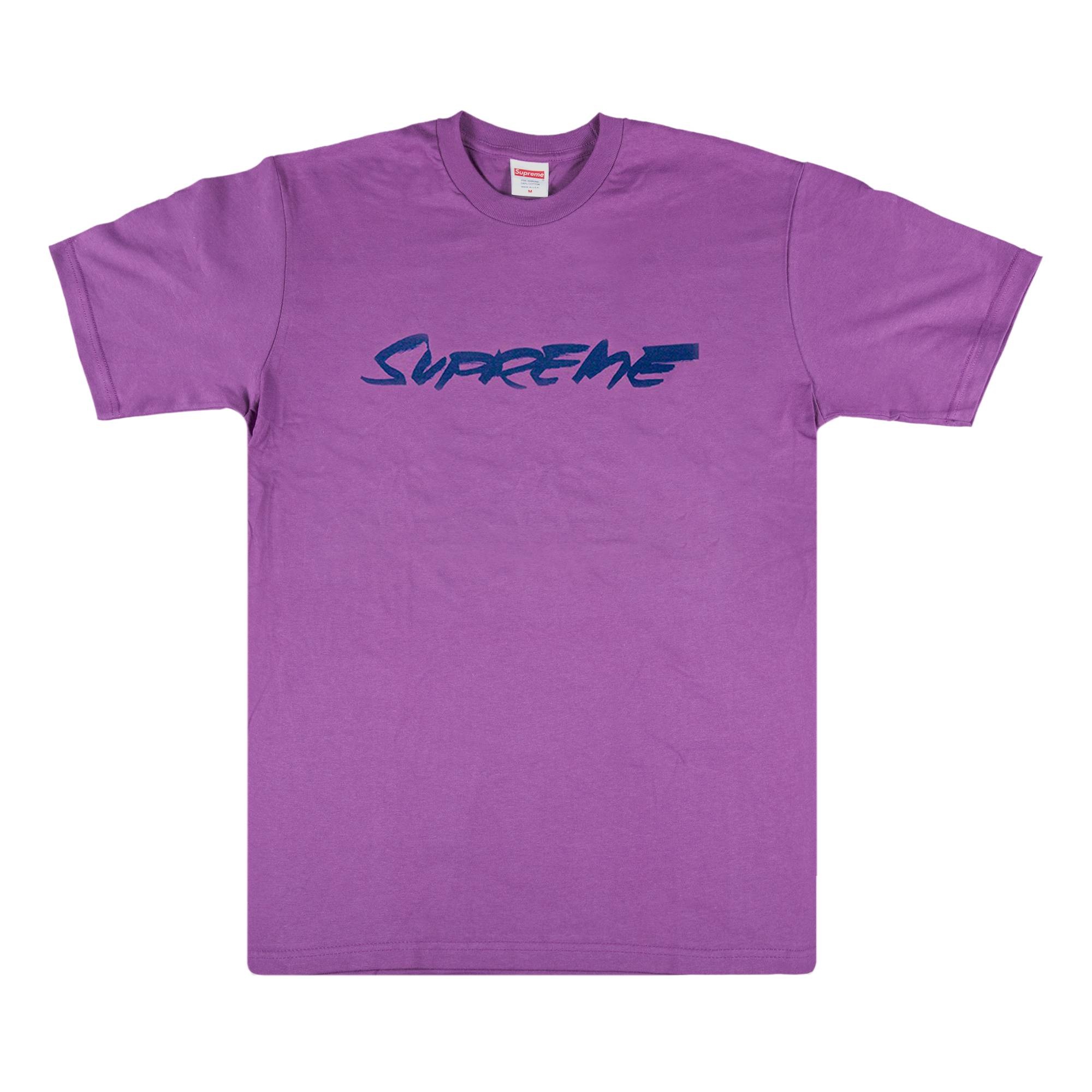 Supreme Futura Logo Tee 'Purple' - 1