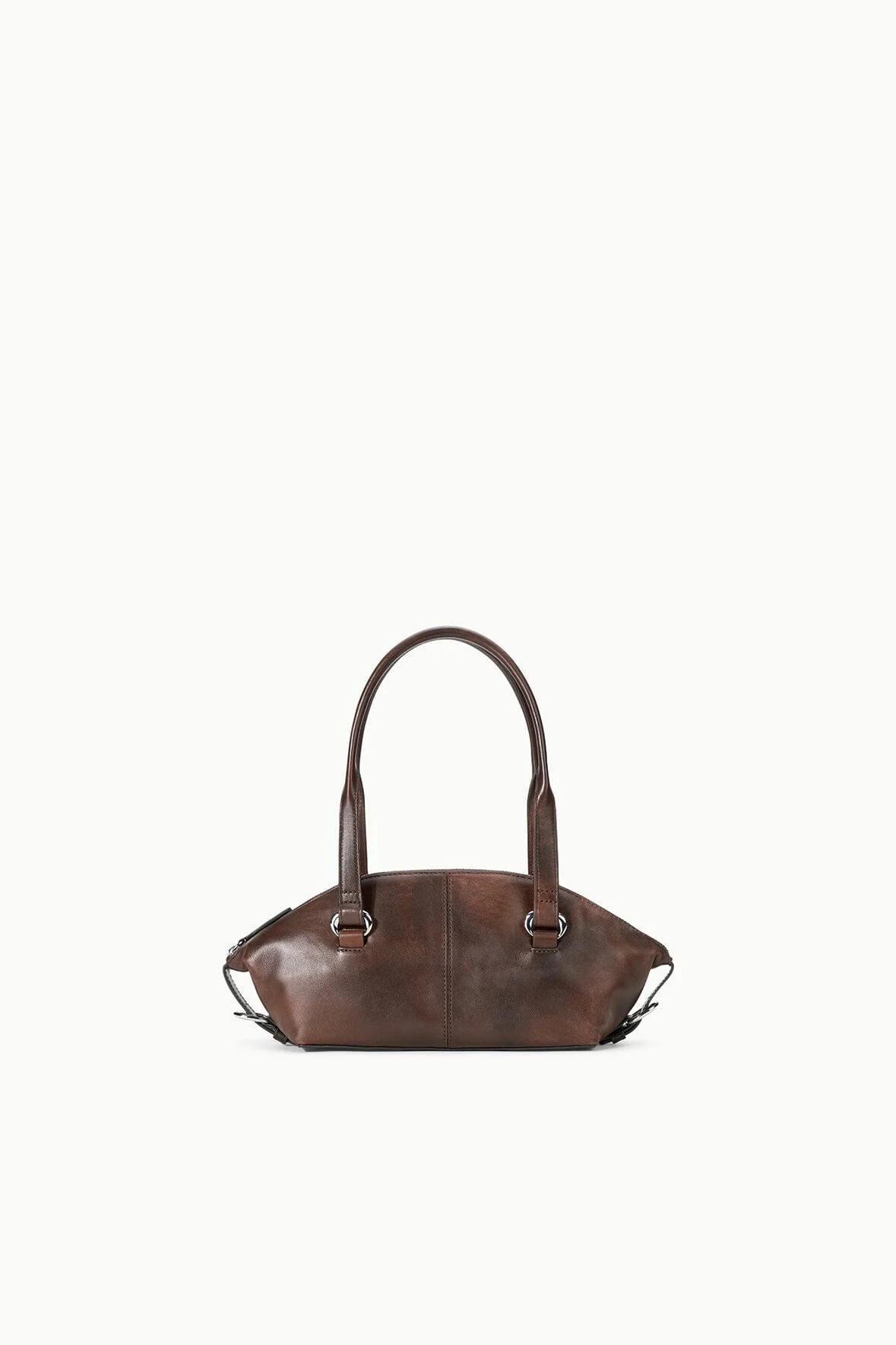 STAUD HESTER MINI SHOULDER BAG ESPRESSO DISTRESSED - 1