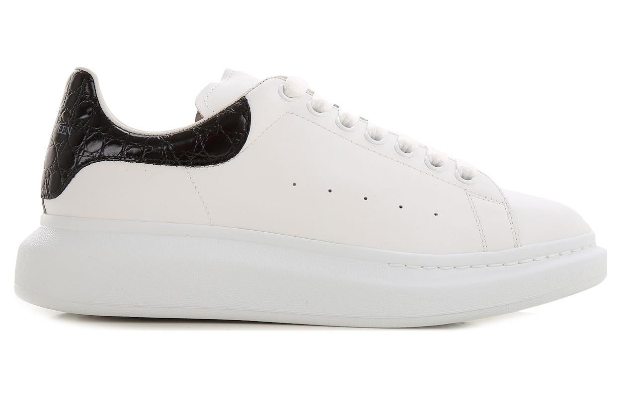 Alexander McQueen Oversized Sneaker 'Black Crocodile' 625162WHYB89061 - 2