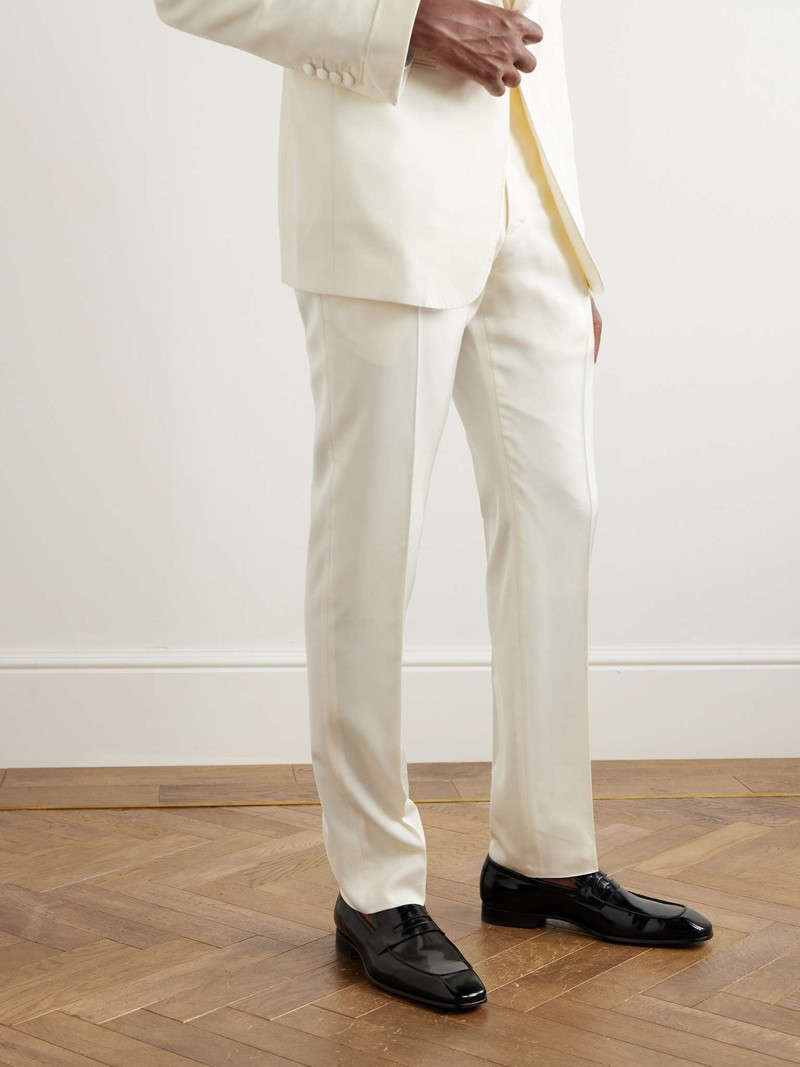 TOM FORD Bailey Patent-Leather Penny Loafers outlook