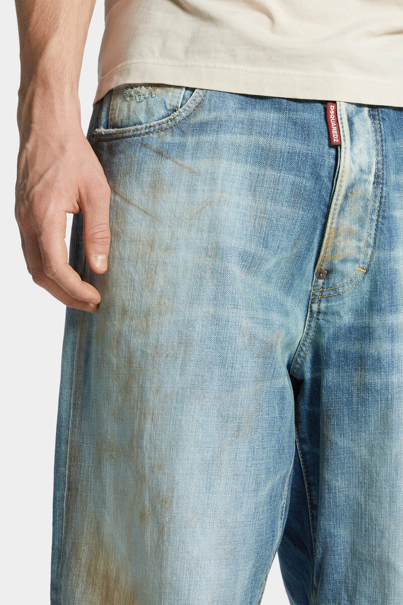 MEDIUM RUSTY NAIL WASH LOOSE JEANS - 5