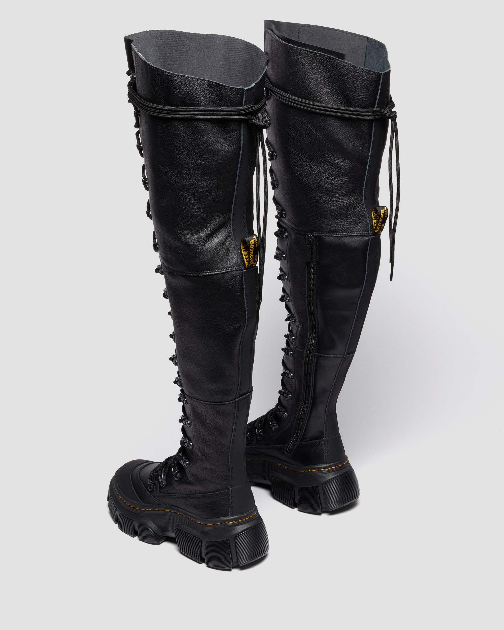 DMXL XTRM HI Extra Tall Soft Leather Platform Boots - 5