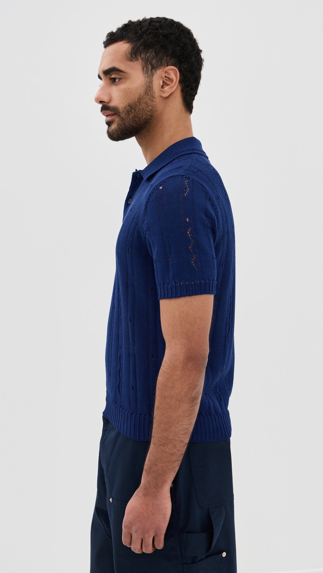 Zigzag Knit Polo - 3