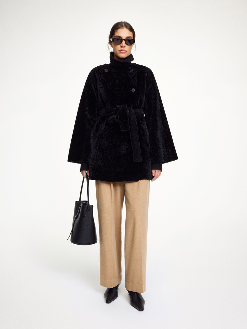 BY MALENE BIRGER Sannie shearling jacket outlook