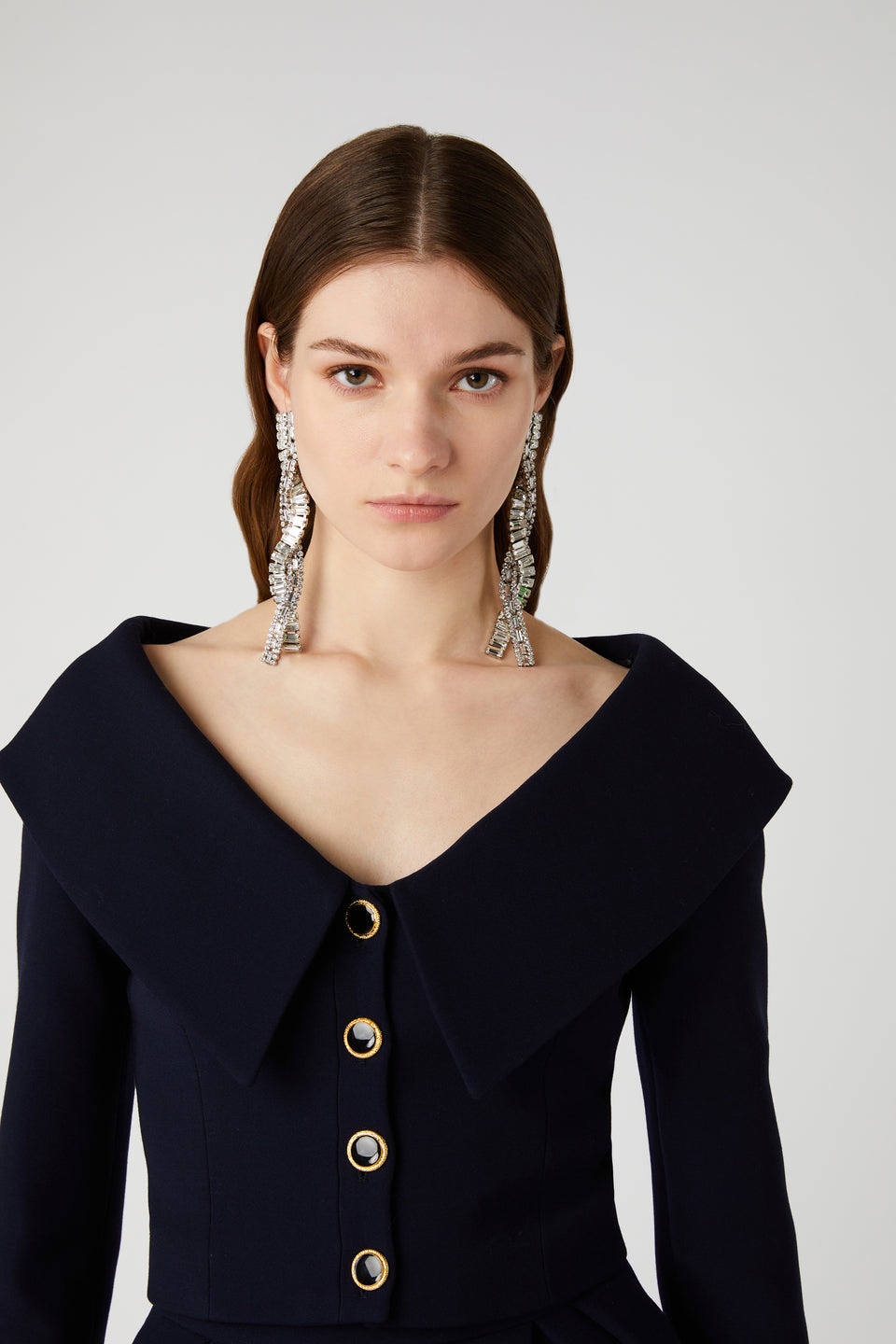 WOOL OFF THE SHOULDER JACKET - 6