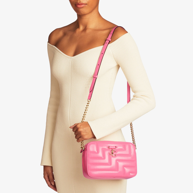 JIMMY CHOO Varenne Avenue Camera/m
Candy Pink Quilted Nappa Leather Camera Bag outlook