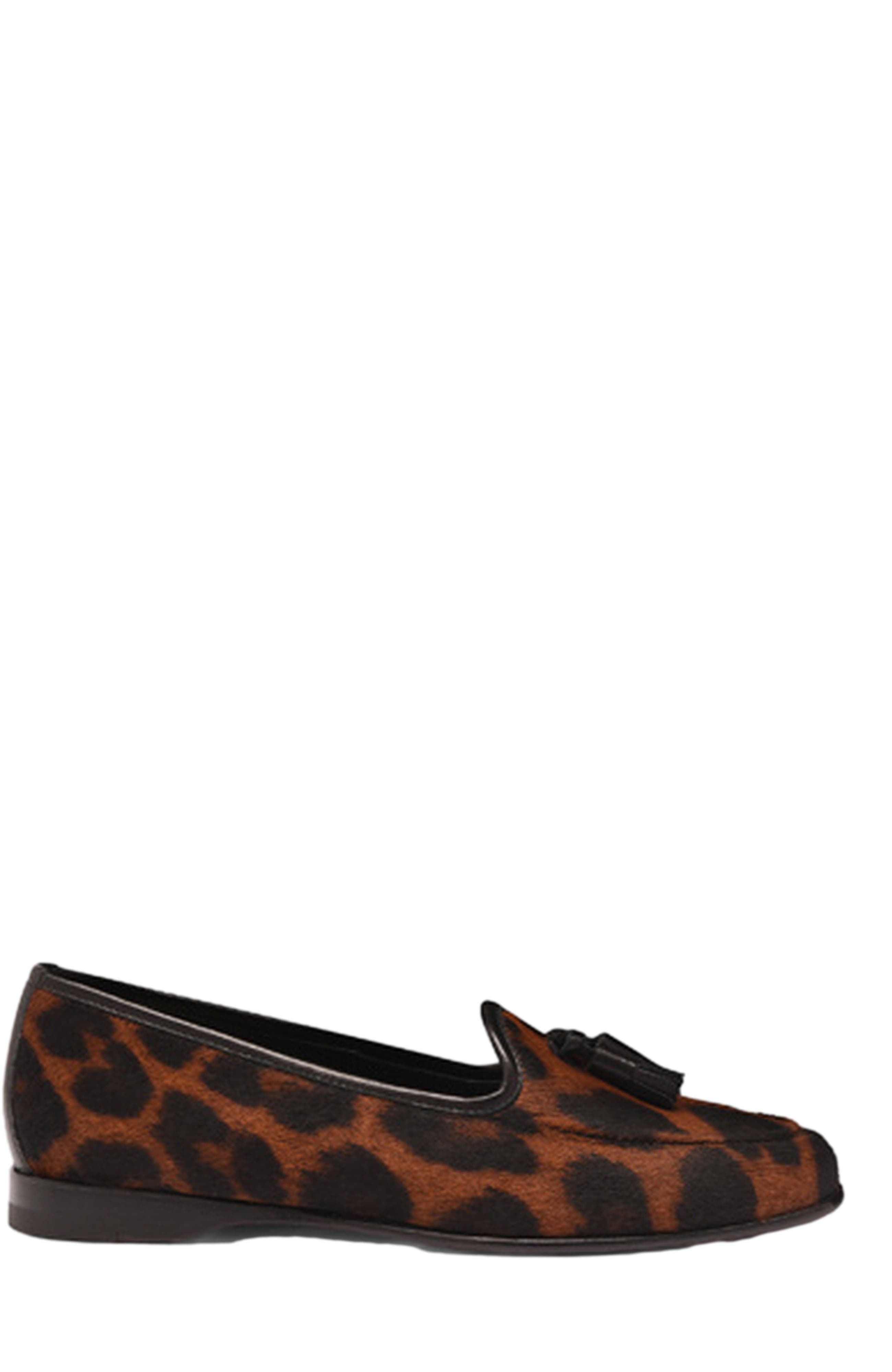 Santoni Women's Andrea Leopard Tassel Loafer at Nordstrom - 7
