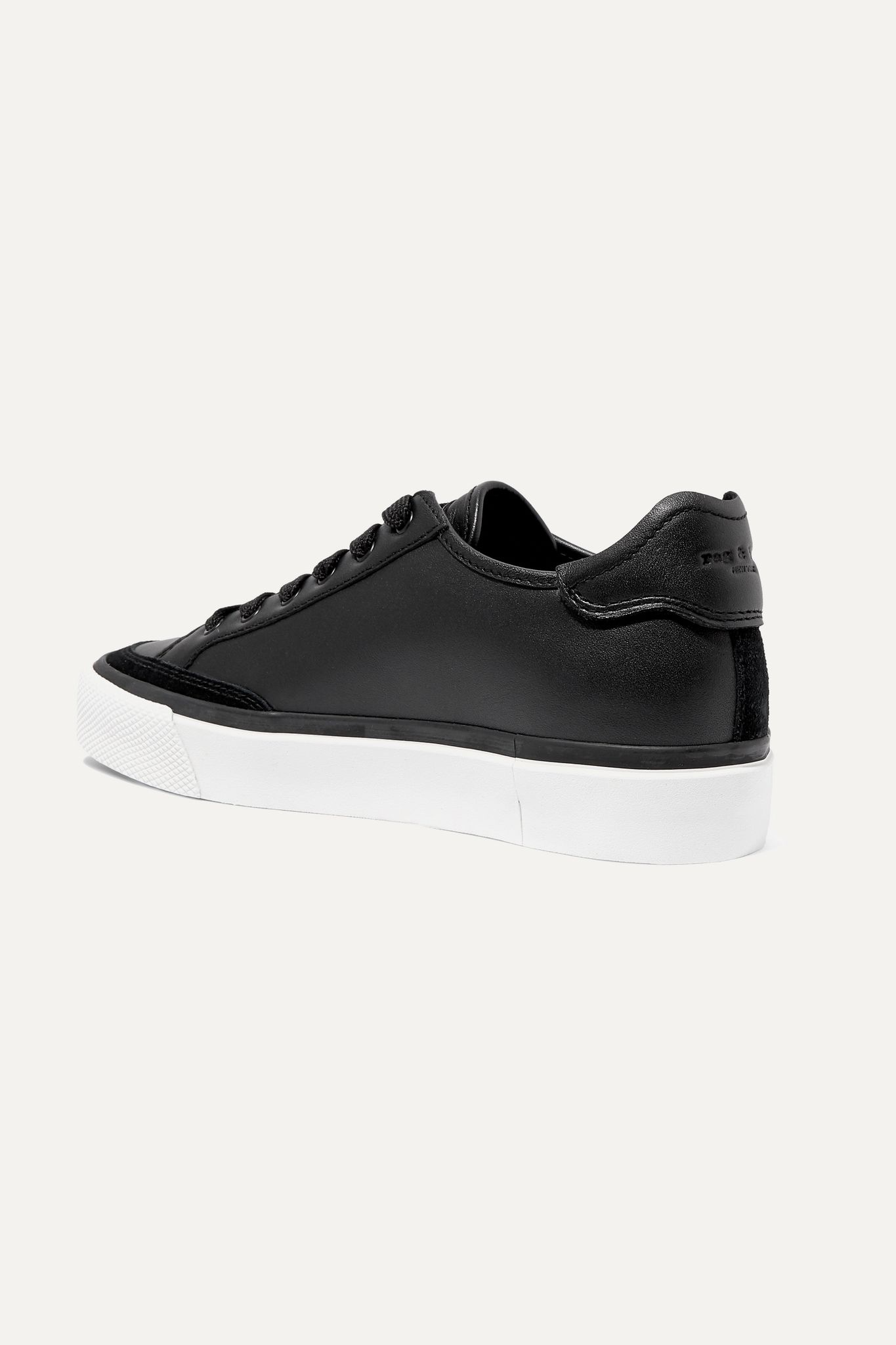 Army suede-trimmed leather sneakers  - 4