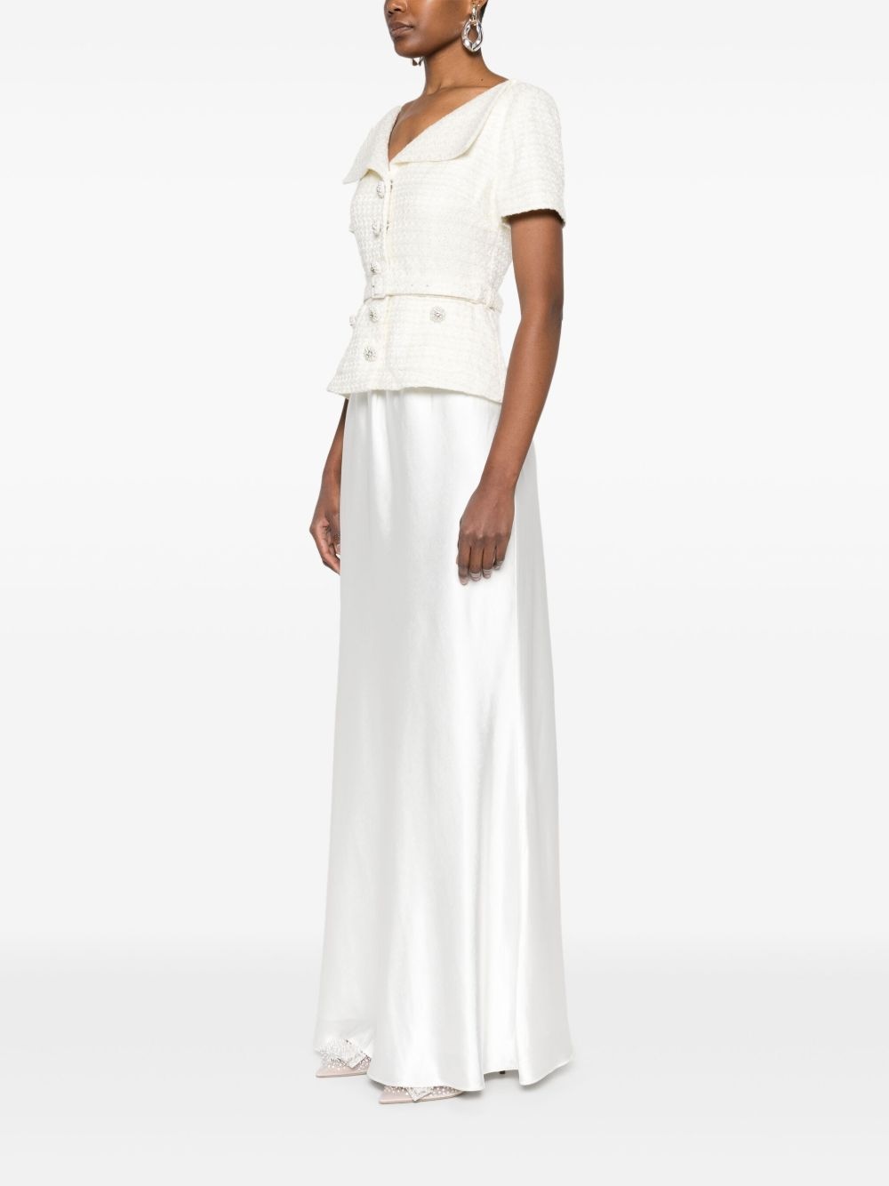 panelled maxi dress - 3